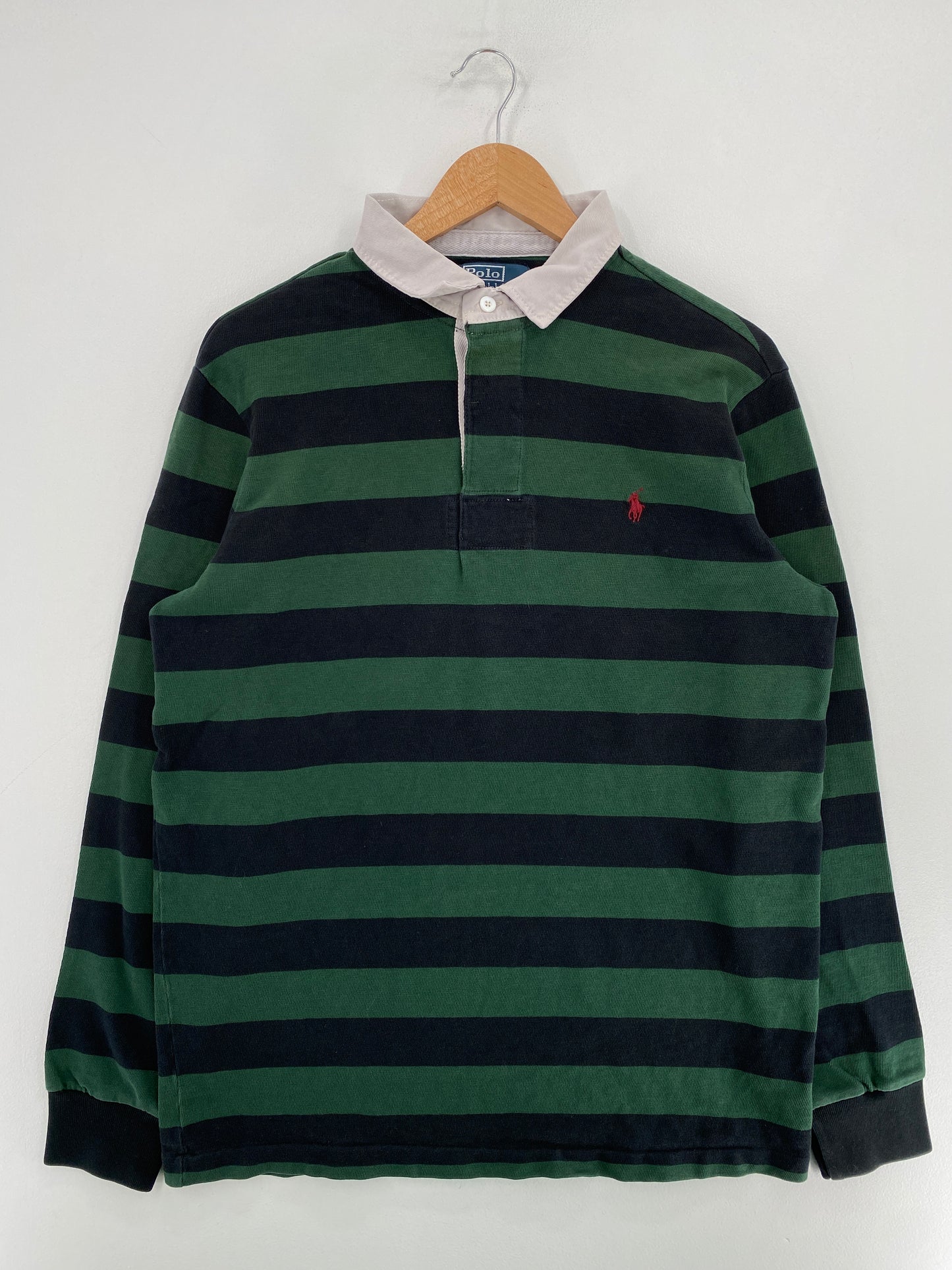 90’s POLO RALPH LAUREN Size L Vintage Rugby-Shirt / G1671R