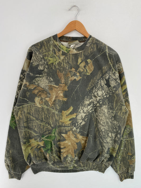 Vintage CAMO Size XL Sweat-Shirt / G4600S