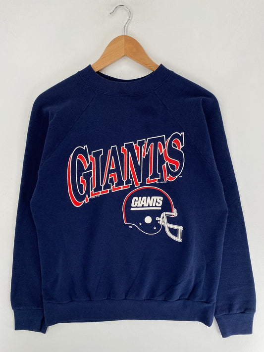 1990 NEW YORK GIANTS Made in USA Size L Vintage NFL Sweat-Shirt / F5548S