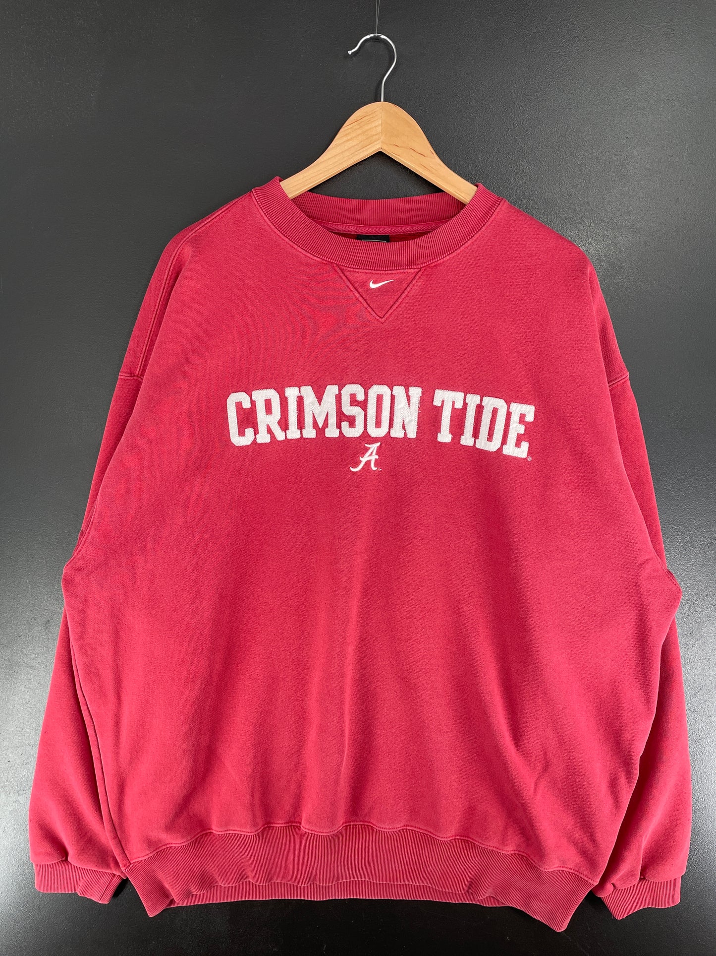 00' NIKE x CRIMSON TIDE Size XL Vintage College Sweat-Shirt / F4971S