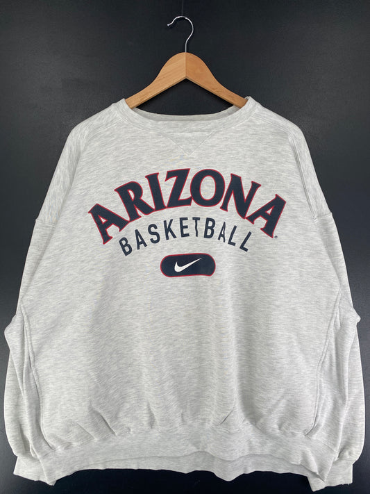 90’s NIKE x ARIZONA BASKETBALL Size XXL College Sweat Shirt / F1697S