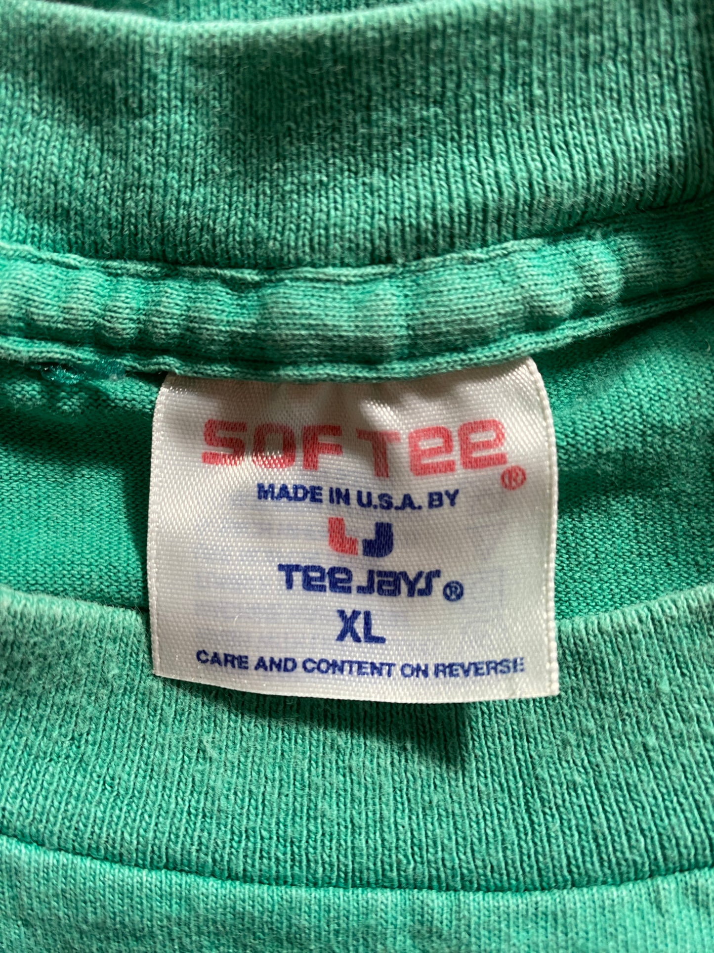 1992 BEN & JERRY'S Made in USA Size XL Vintage T-Shirt / F9369T