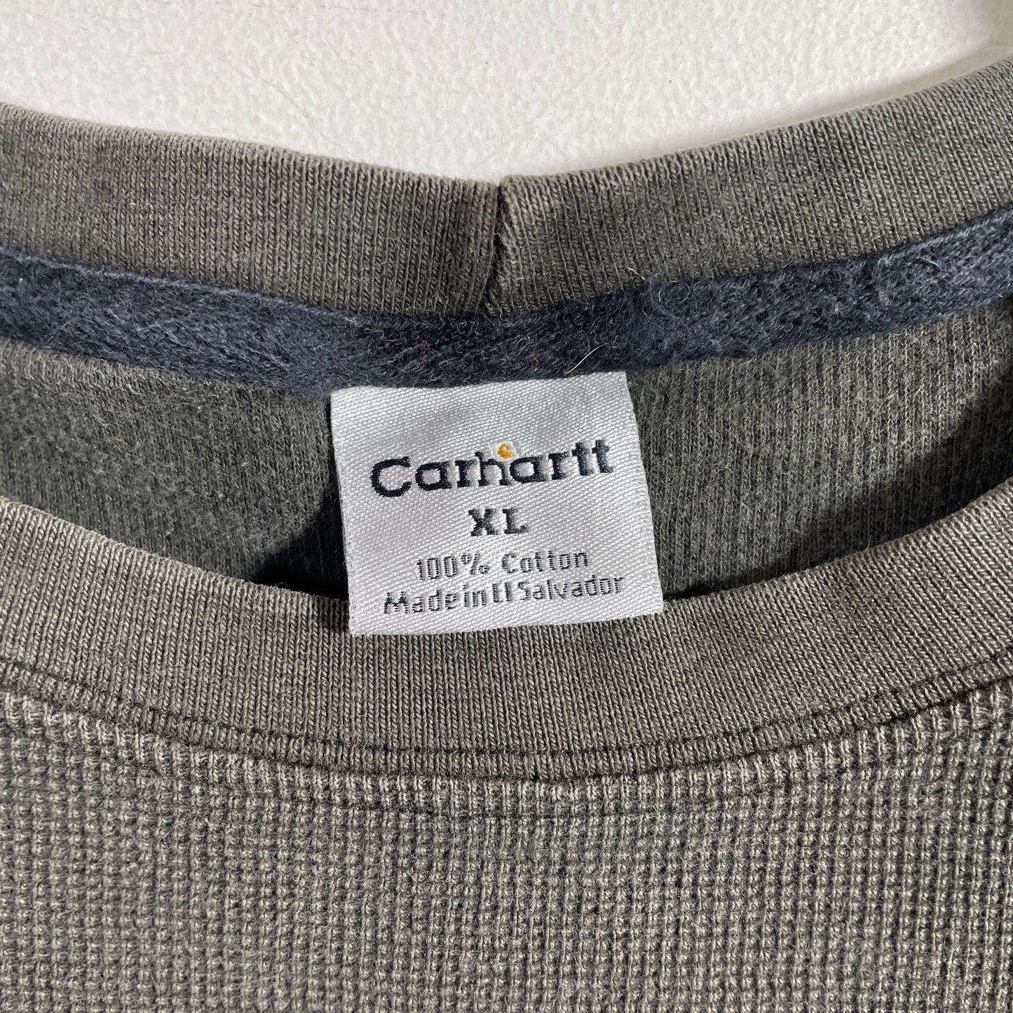 (XL) Vintage CARHARTT Thermal Long Sleeve T-shirt / A1328T