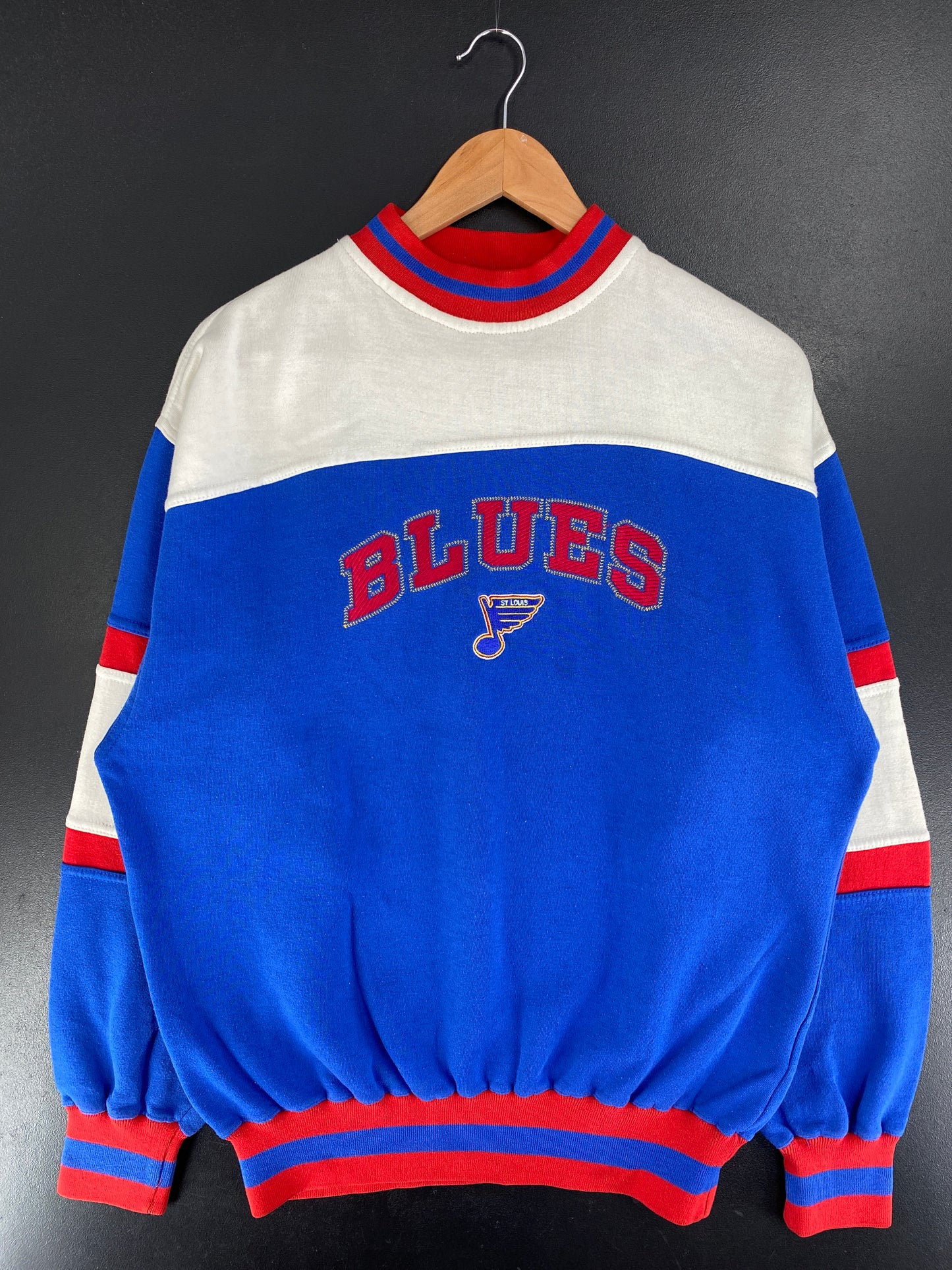 90’s ST. LOUIS BLUES Size L NHL Sweat-Shirt / G4109S
