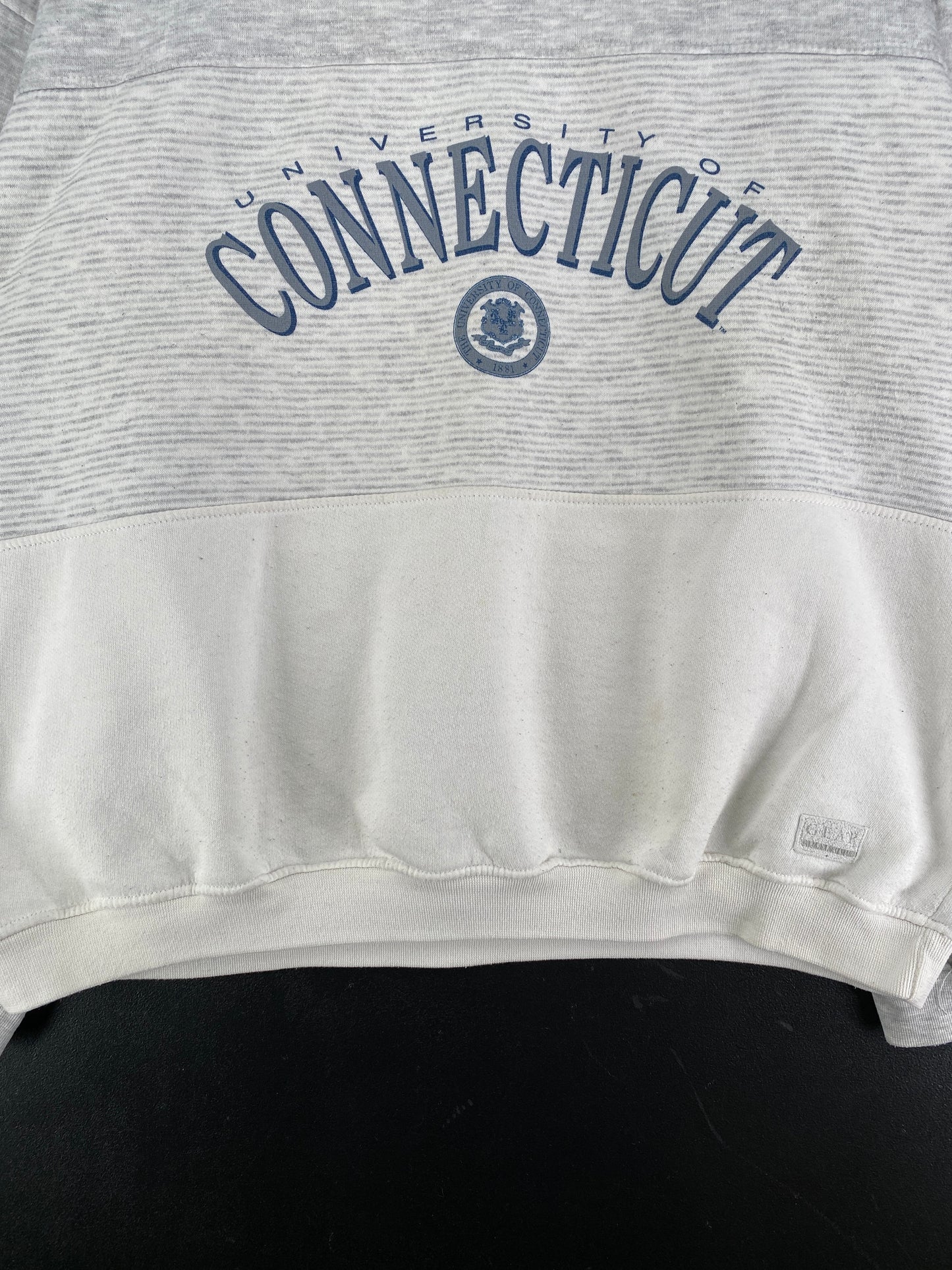 90's CONNECTICUT Size XL Vintage College Sweat-Shirt / F2921S