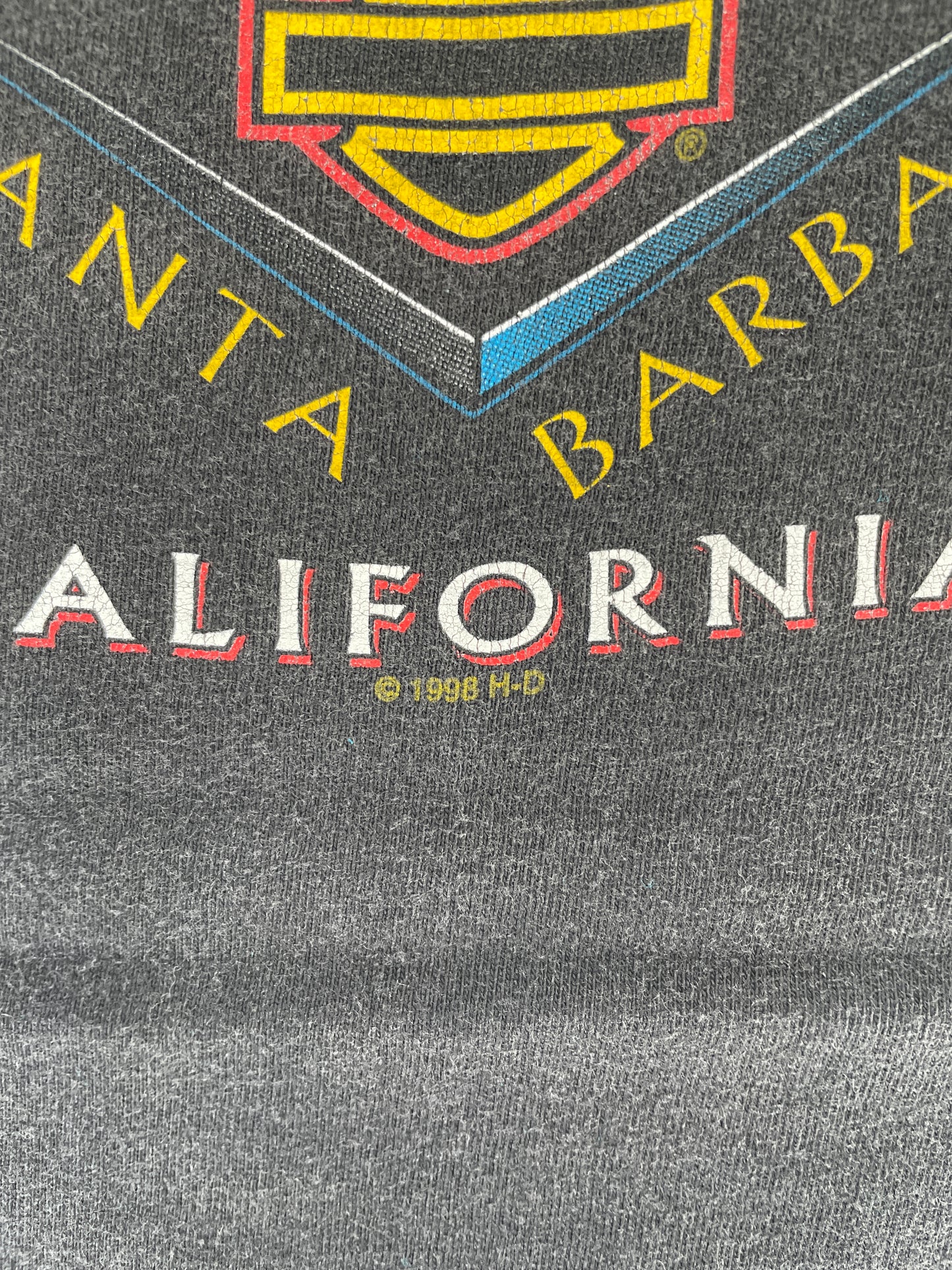 1998.HARLEY DAVIDSON Made in USA Size L Vintage T-shirt / F2892T