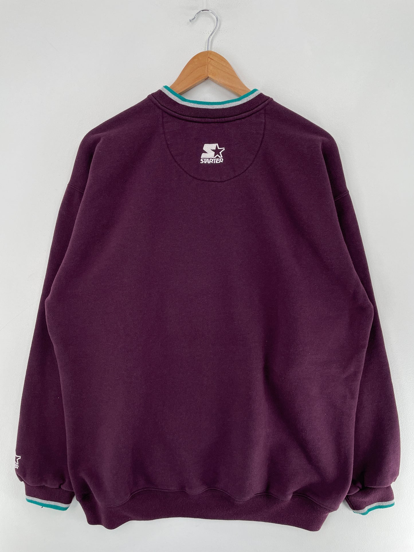 90’s STARTER x ANAHEIM MIGHTY DUCKS Size XL NHL Sweat-shirt / F4613S