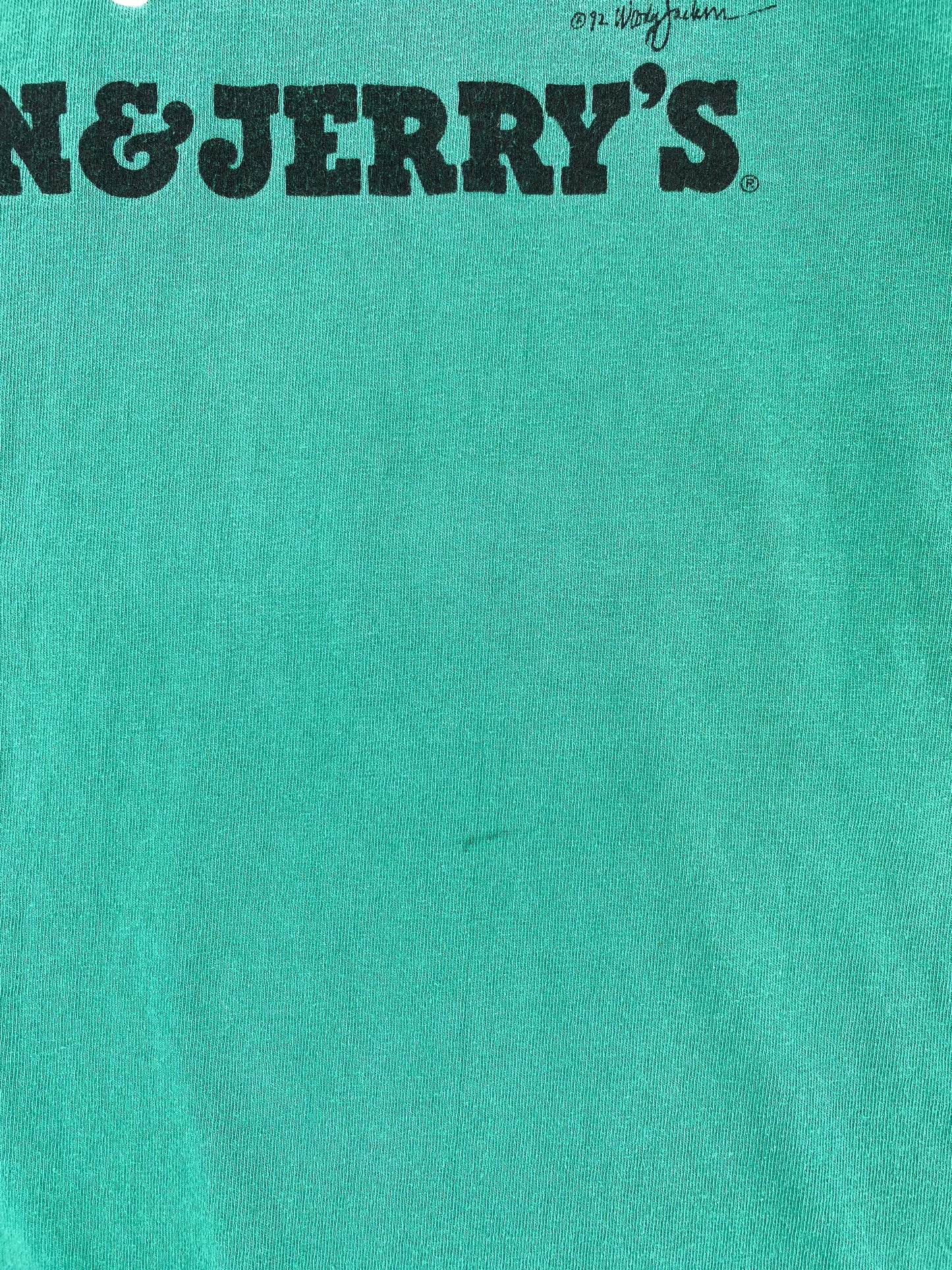 1992 BEN & JERRY'S Made in USA Size XL Vintage T-Shirt / F9369T