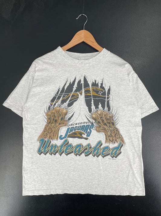 1993 JACKSONVILLE JAGUARS Made in USA Size M Vintage NFL T-Shirt / F3659T