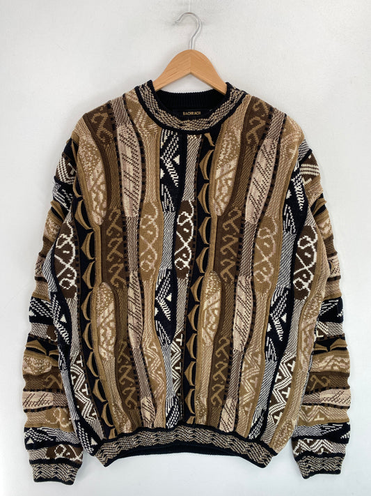Vintage COOGI-Style Size Approx. XL Knit Sweater / G3741K