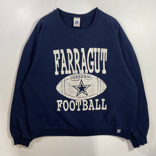 (L) 00’ FARRAGUT FOOTBALL Vintage Sweatshirt / A1077S