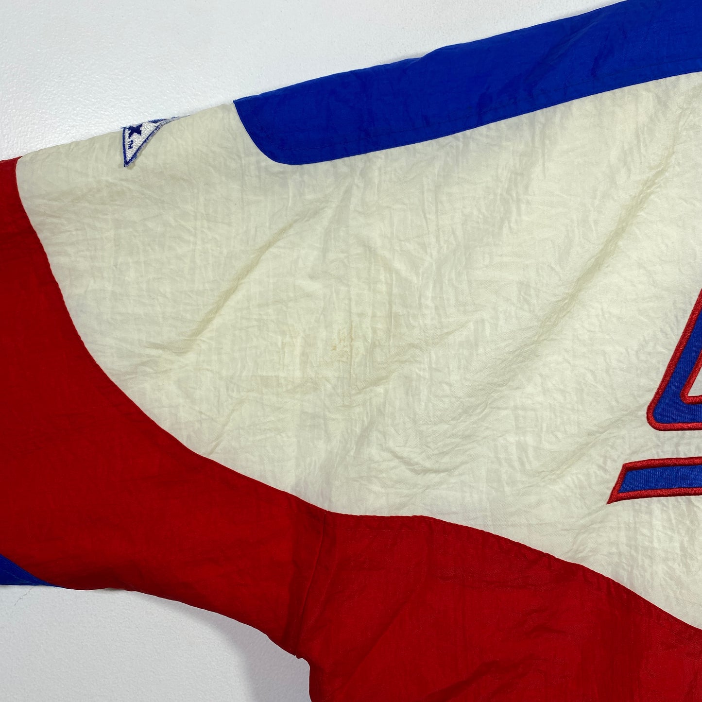 (L) 90's PRO LINE X GIANTS Vintage NFL Padded Nylon Jacket / A0790N