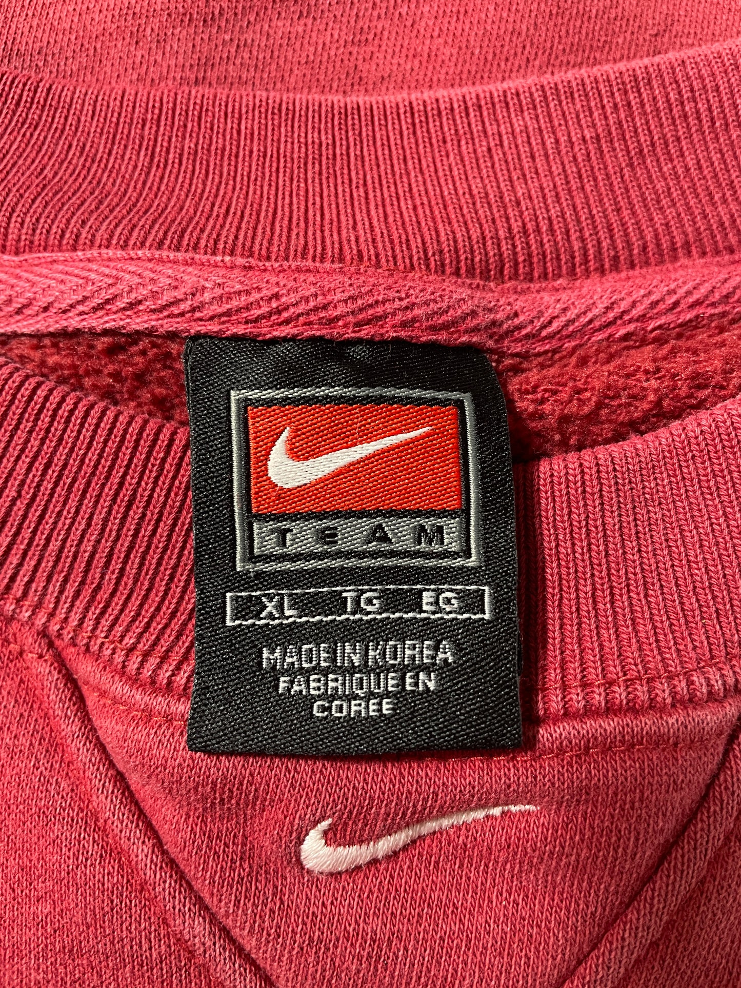 00' NIKE x CRIMSON TIDE Size XL Vintage College Sweat-Shirt / F4971S