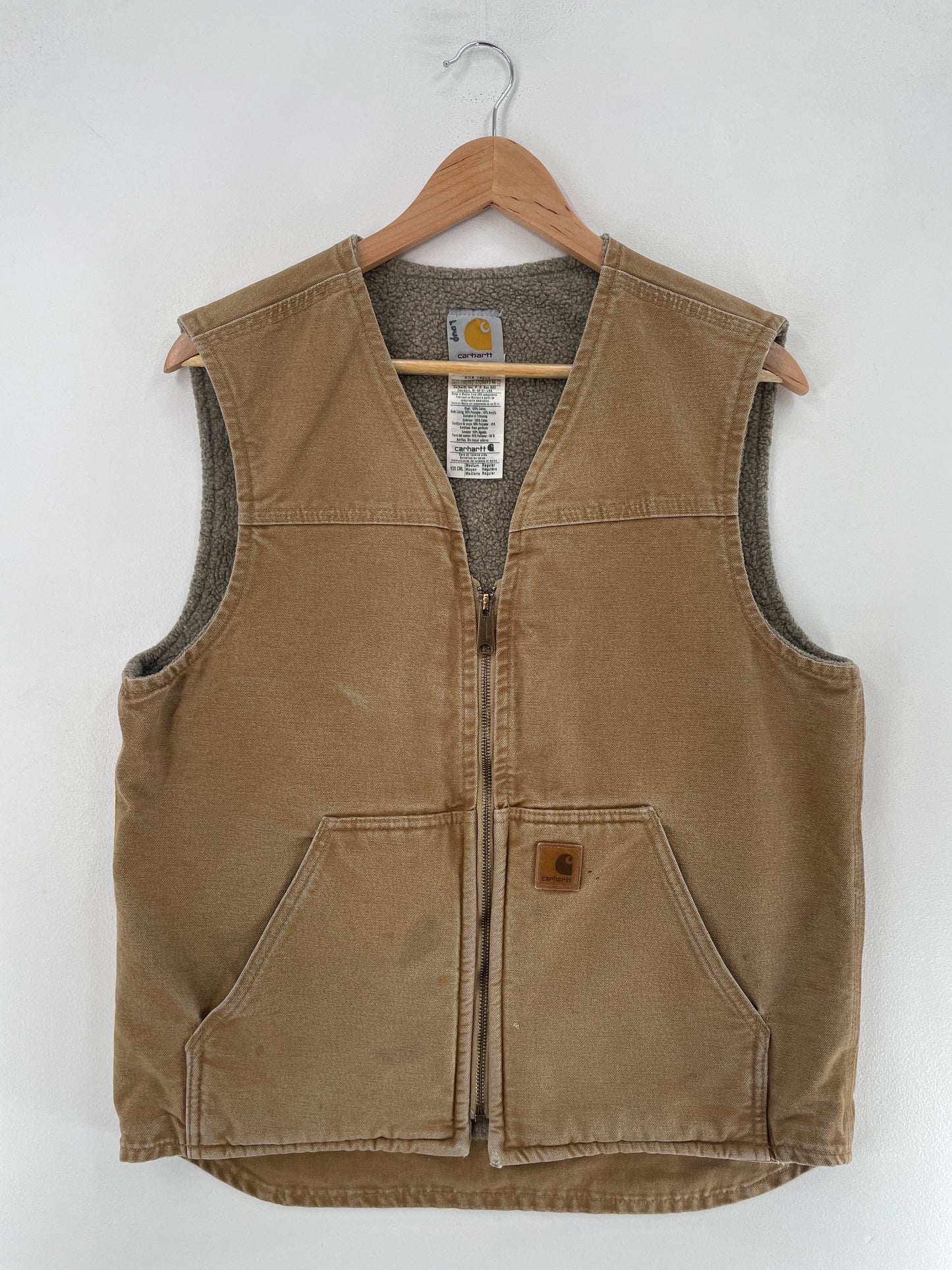 Vintage CARHARTT Size M Duck Vest / F3765J