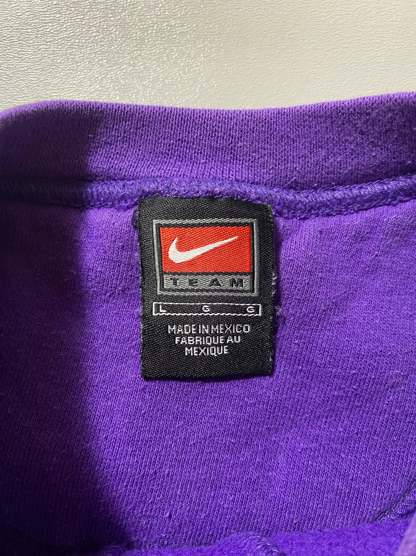 00' NIKE x WASHINGTON Size L Vintage College Sweat-Shirt / G5555S