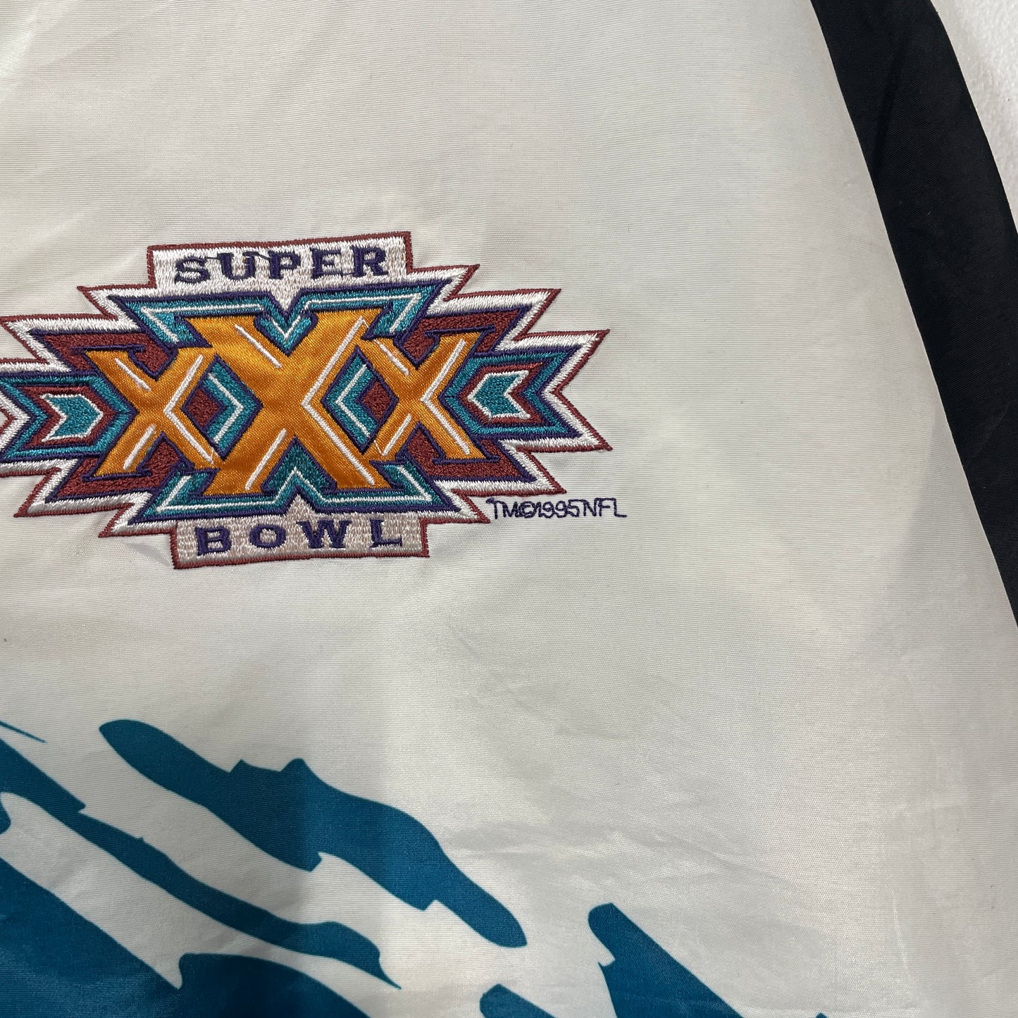 (L) 1996 SUPER BOWL Vintage NFL Nylon Jacket / A1400N