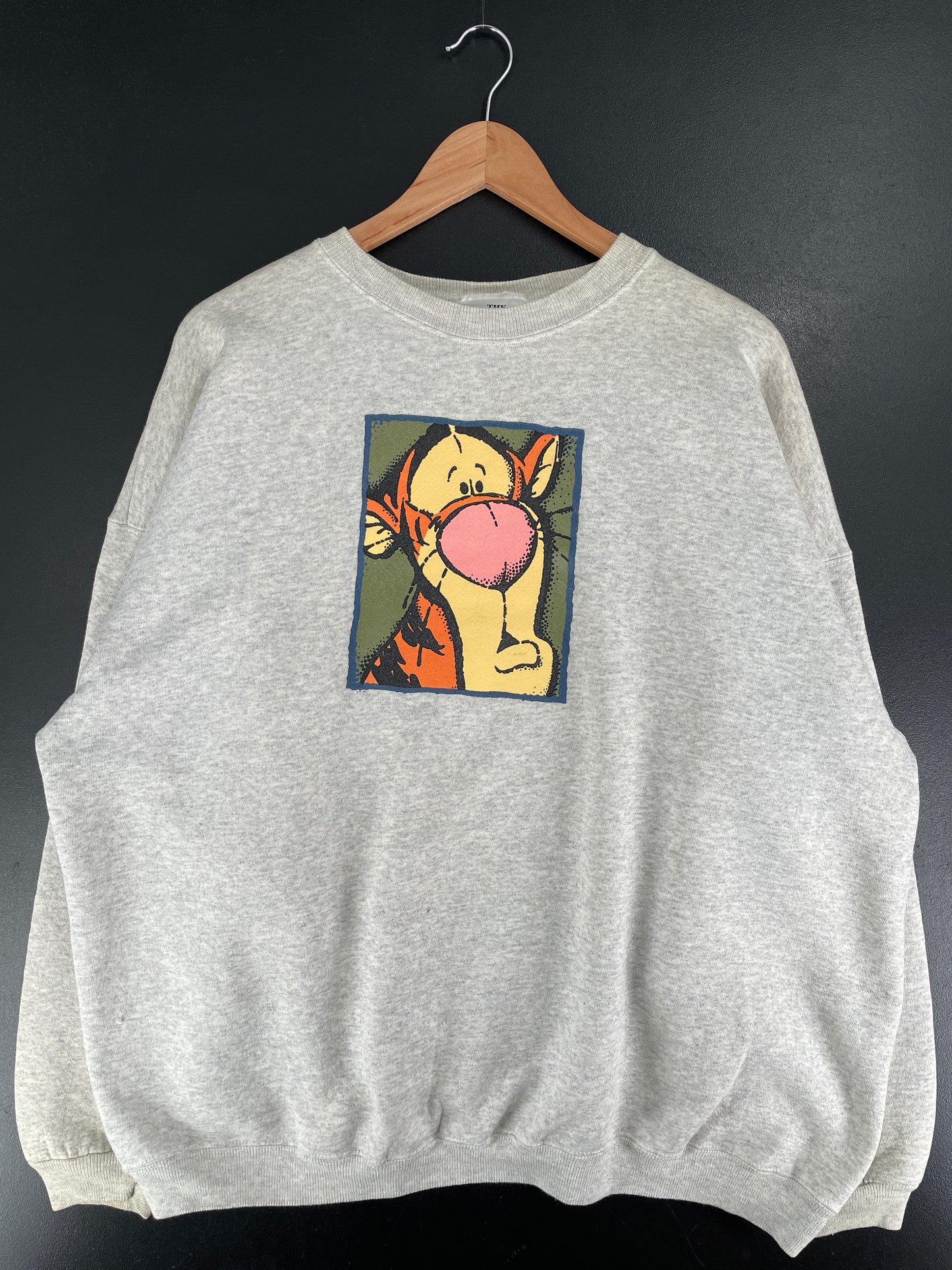 00’ DISNEY TIGGER Made in USA Size XXL Vintage Sweat Shirt / F4634S