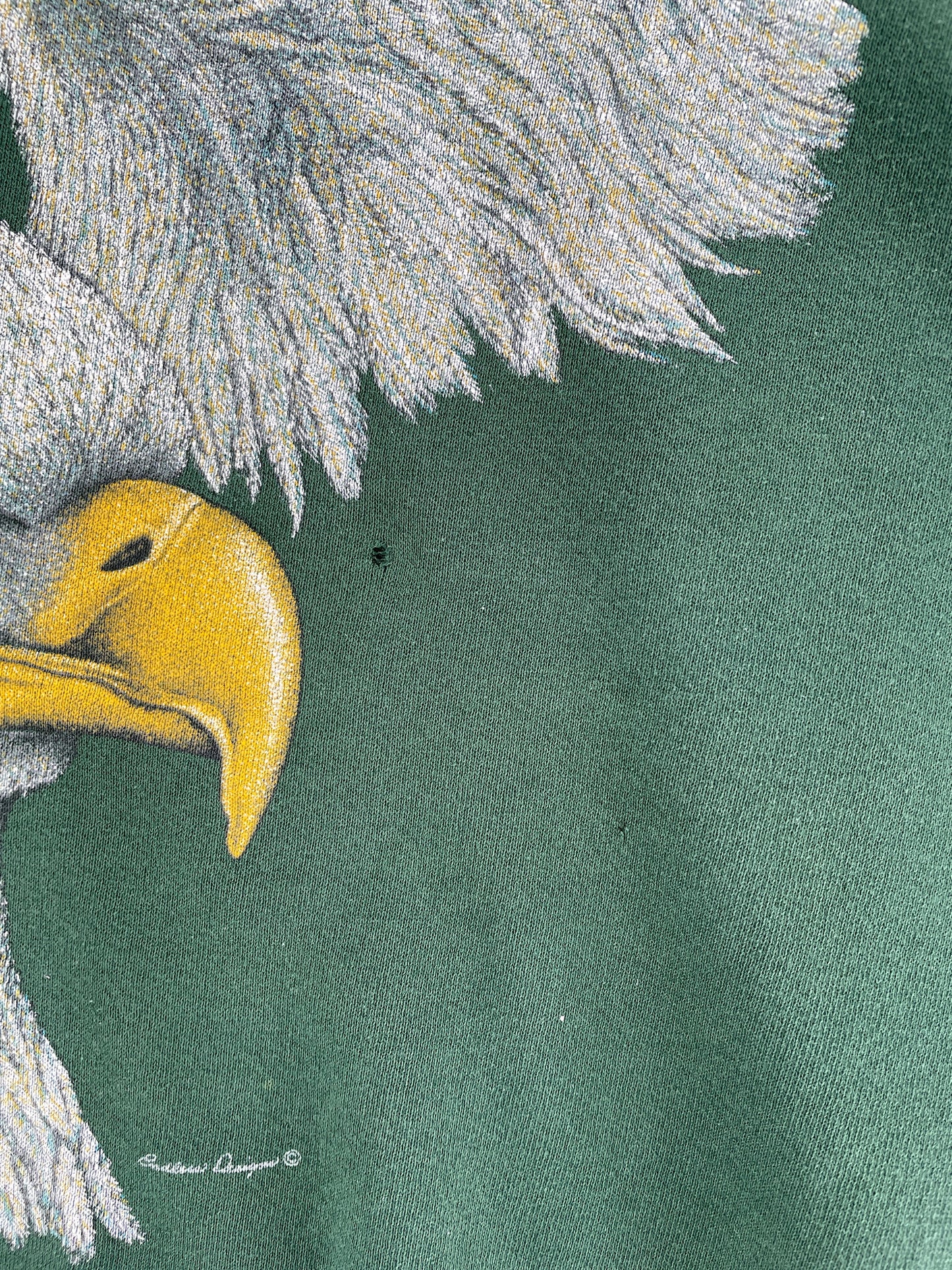 90's BALD EAGLE Made in USA Size XXL Vintage Animal Sweat-Shirt / G5853S