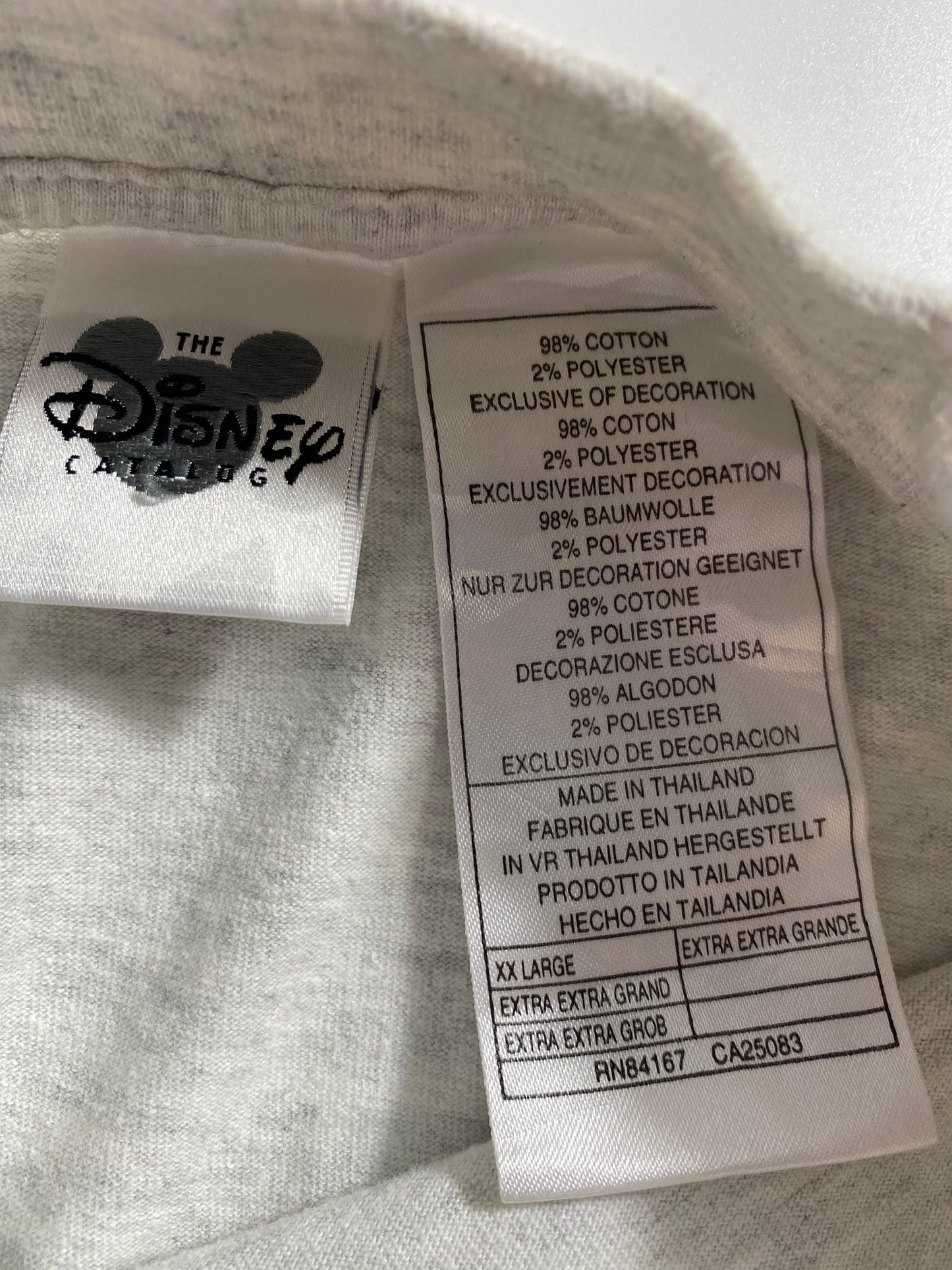 00’ DISNEY TIGGER Size XXL Vintage Long Sleeve T-Shirt / G420T