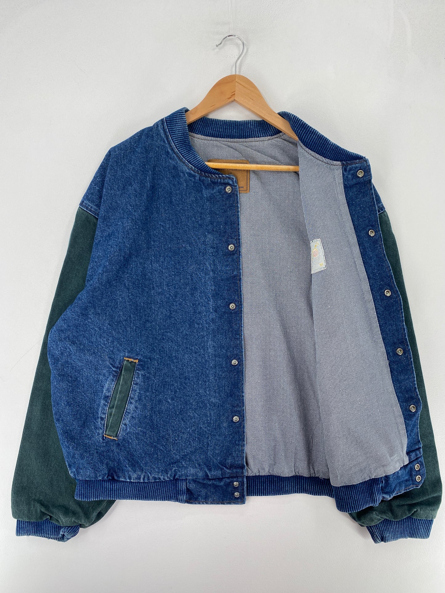 90's SEATTLE ESPRESSO Made in USA Size L Vintage Denim Jacket / F6812J