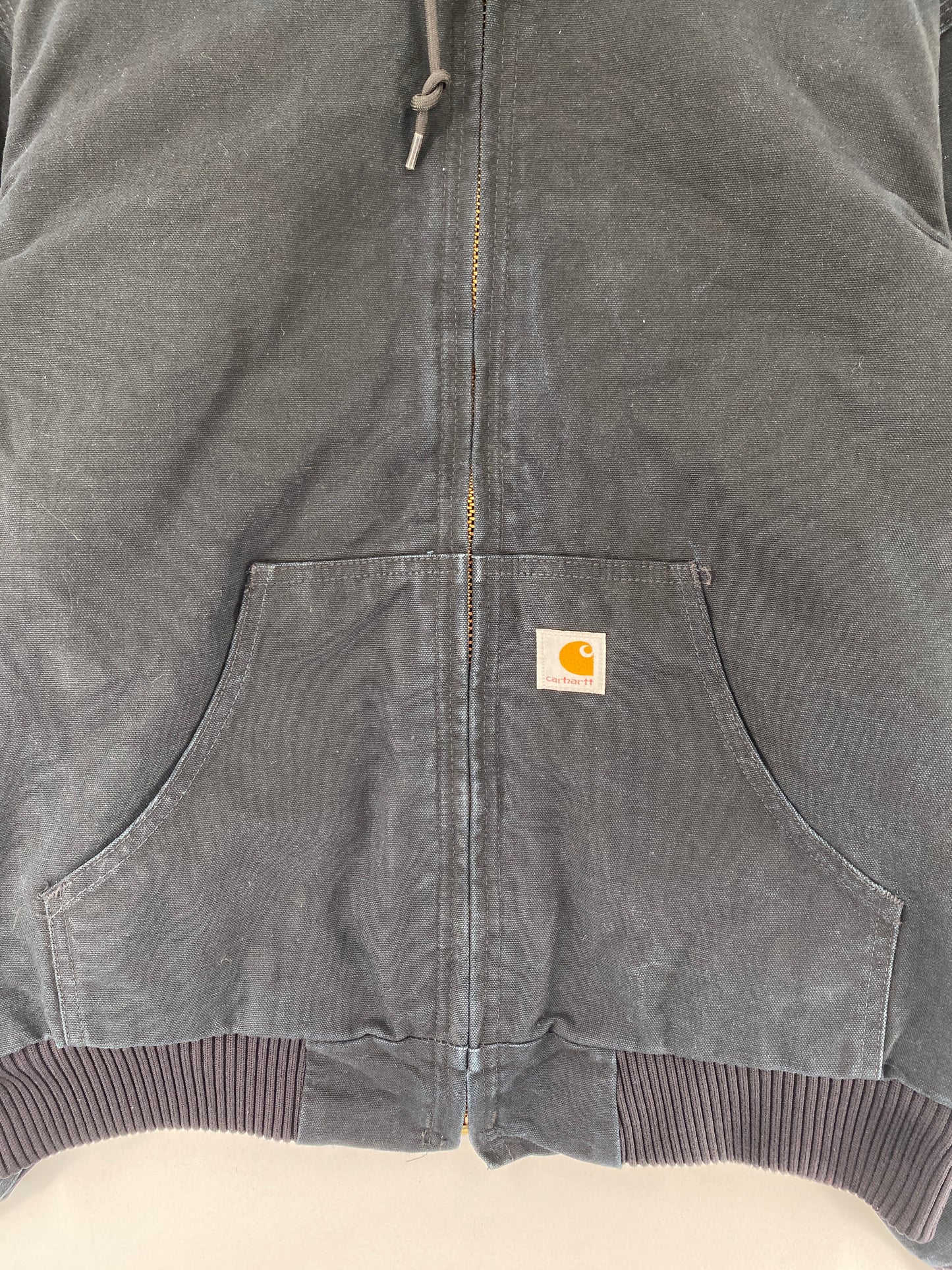 90's CARHARTT Made in USA Size M Vintage Zip-Up Duck Jacket / F4088J