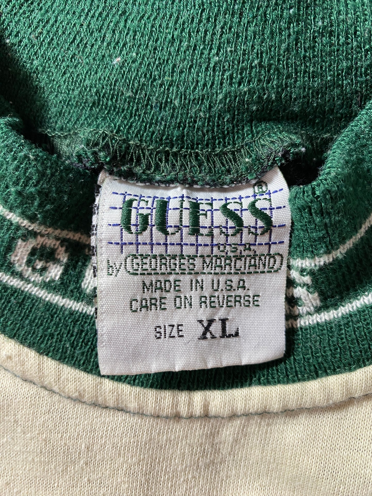 90's GUESS JEANS Made in USA Size XL Vintage T-shirt / G3077T