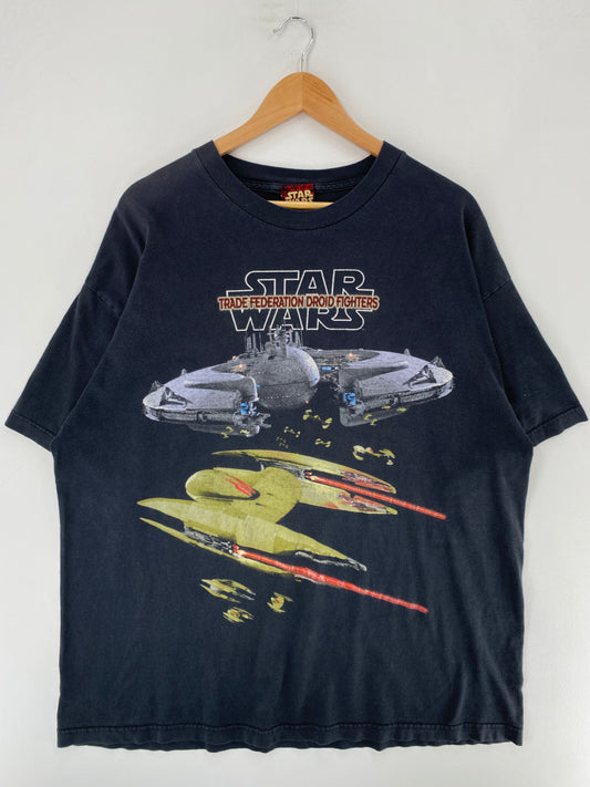 90’s STAR WARS Size Approx. XL T-Shirt / F3180T