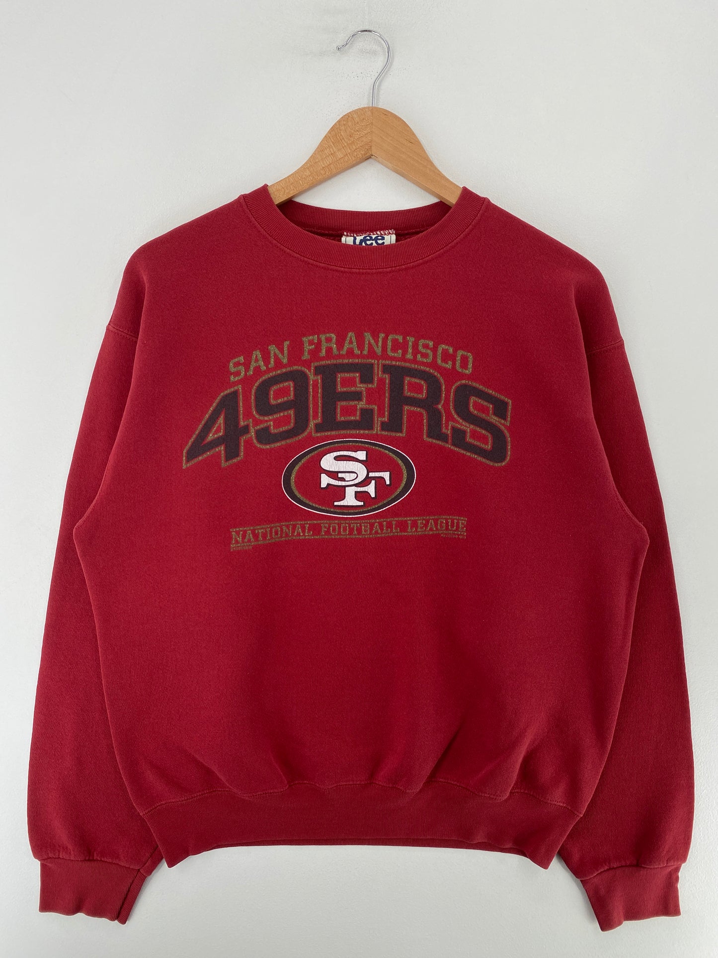 1996 SAN FRANCISCO 49ERS Made in USA Size Ladies XL Vintage NFL Sweat-Shirt / G738S