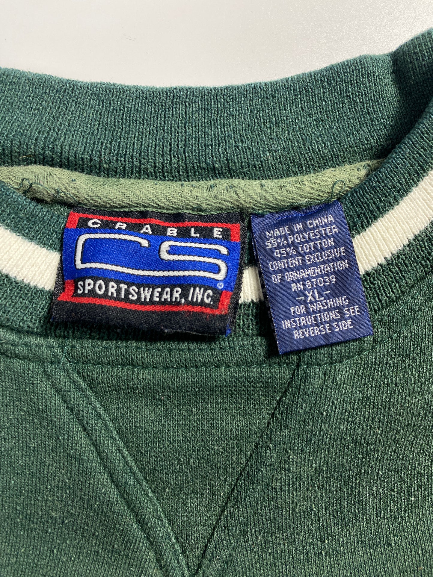 90's MIAMI Size XL Vintage College Sweat-shirt / F6099S