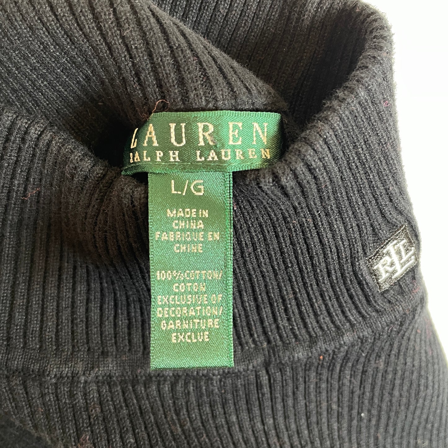 (Ladies L) POLO RALPH LAUREN Cotton Knitwear / A0086K