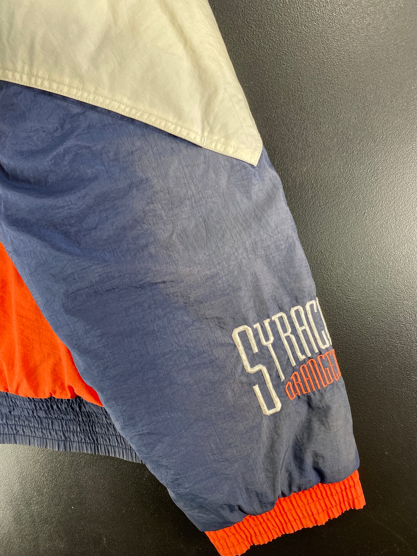 90’s NIKE x SYRACUSE Size L Padded Nylon Jacket / F4521N