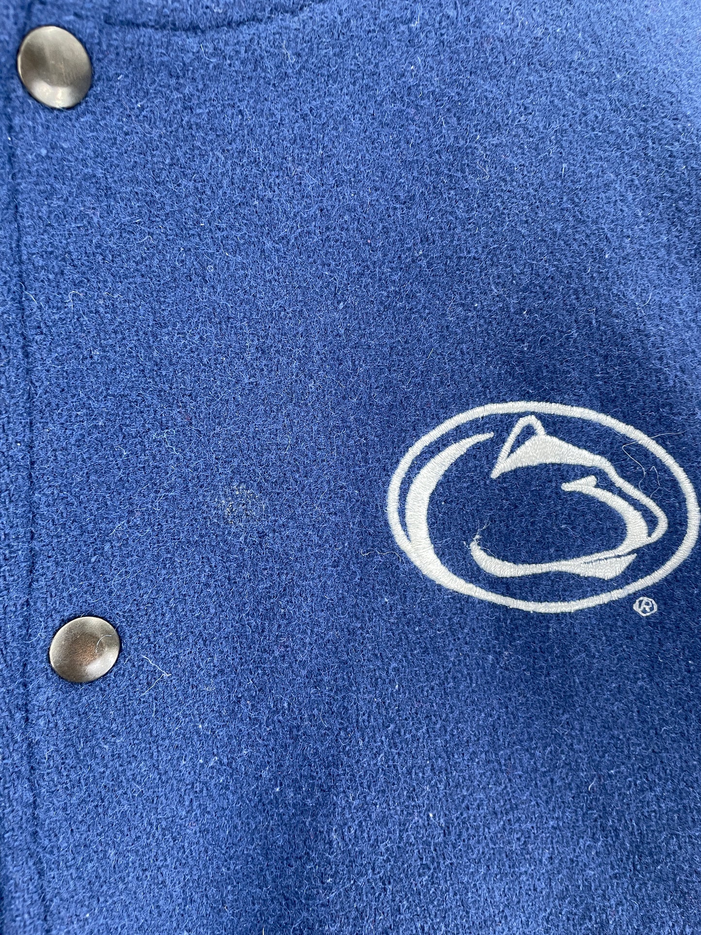 00' NIKE x PENN STATE Size L Vintage College Wool Jacket / G5182J