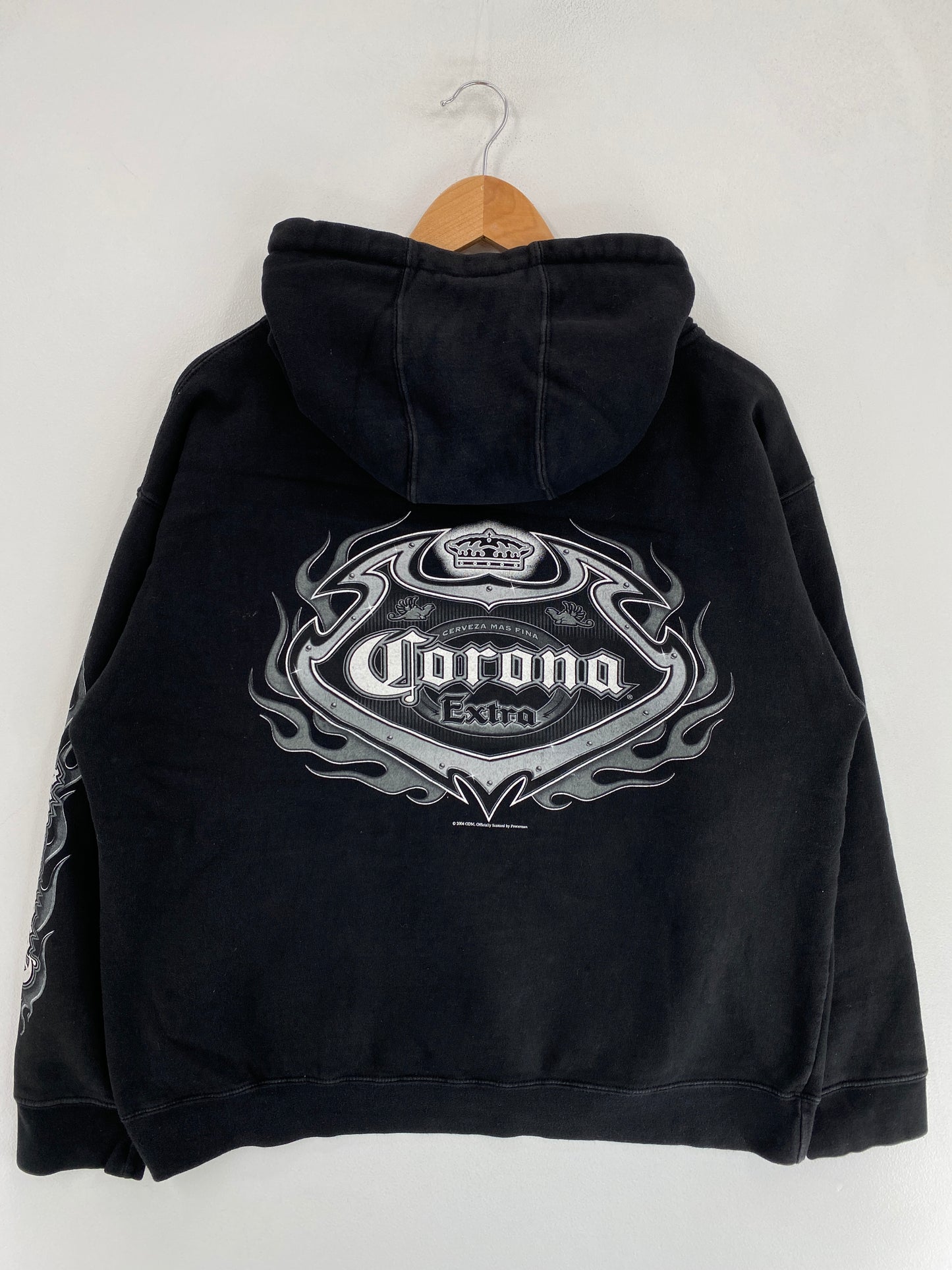 2004 CORONA Size M Vintage Hoodie Sweat Shirt / G2848S