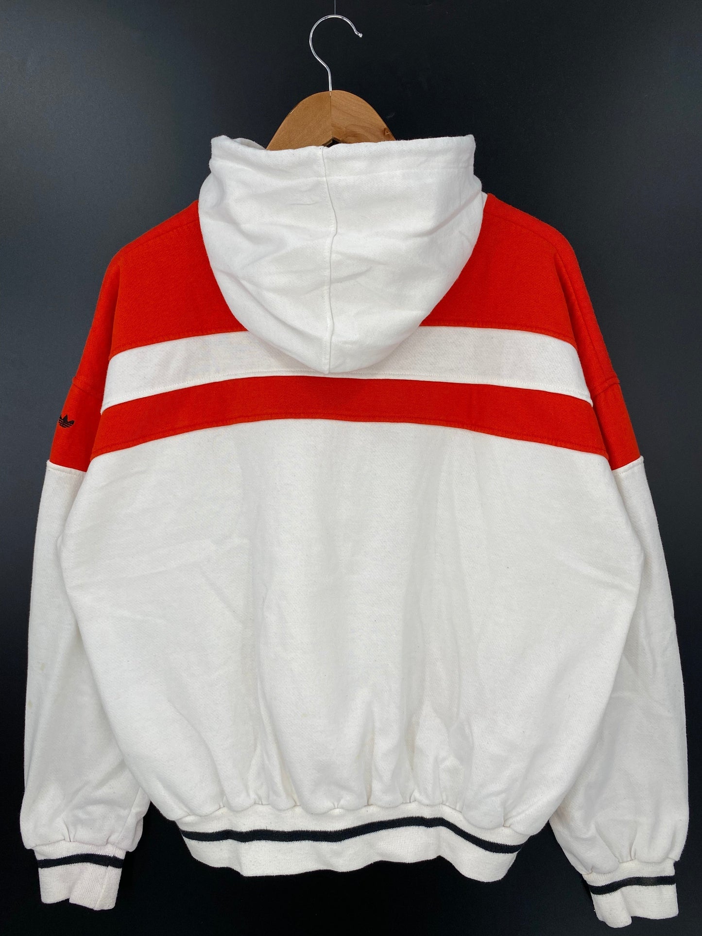 90’s ADIDAS Size No Tag(Approx. M-L) Vintage Hoodie Sweat-shirt / F9805S