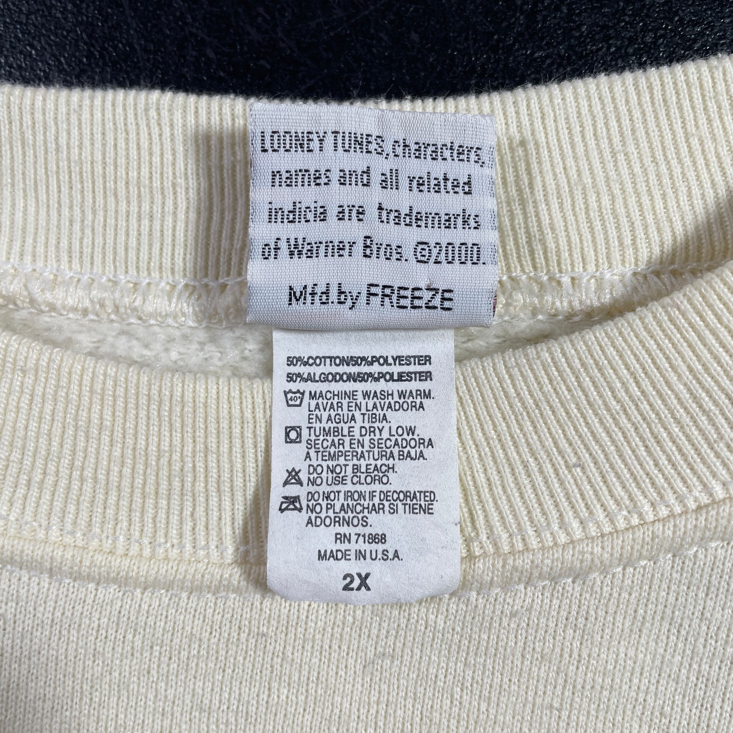 (XXL) 2000 LOONEY TUNES TWEETY Vintage Halloween Sweat-shirt / A1087S
