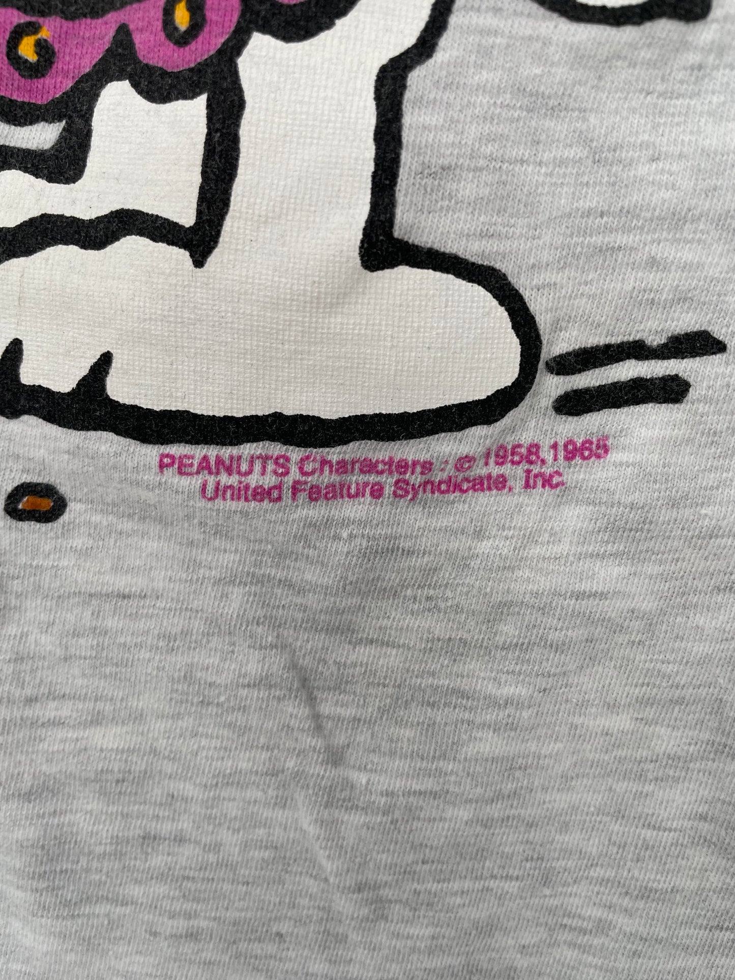 90’s SNOOPY Size Approx.XL Vintage T-Shirt / F2114T