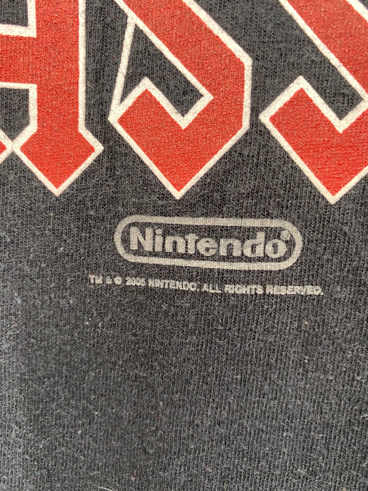 2005 NINTENDO MARIO Size XL Vintage T-Shirts / E9781S