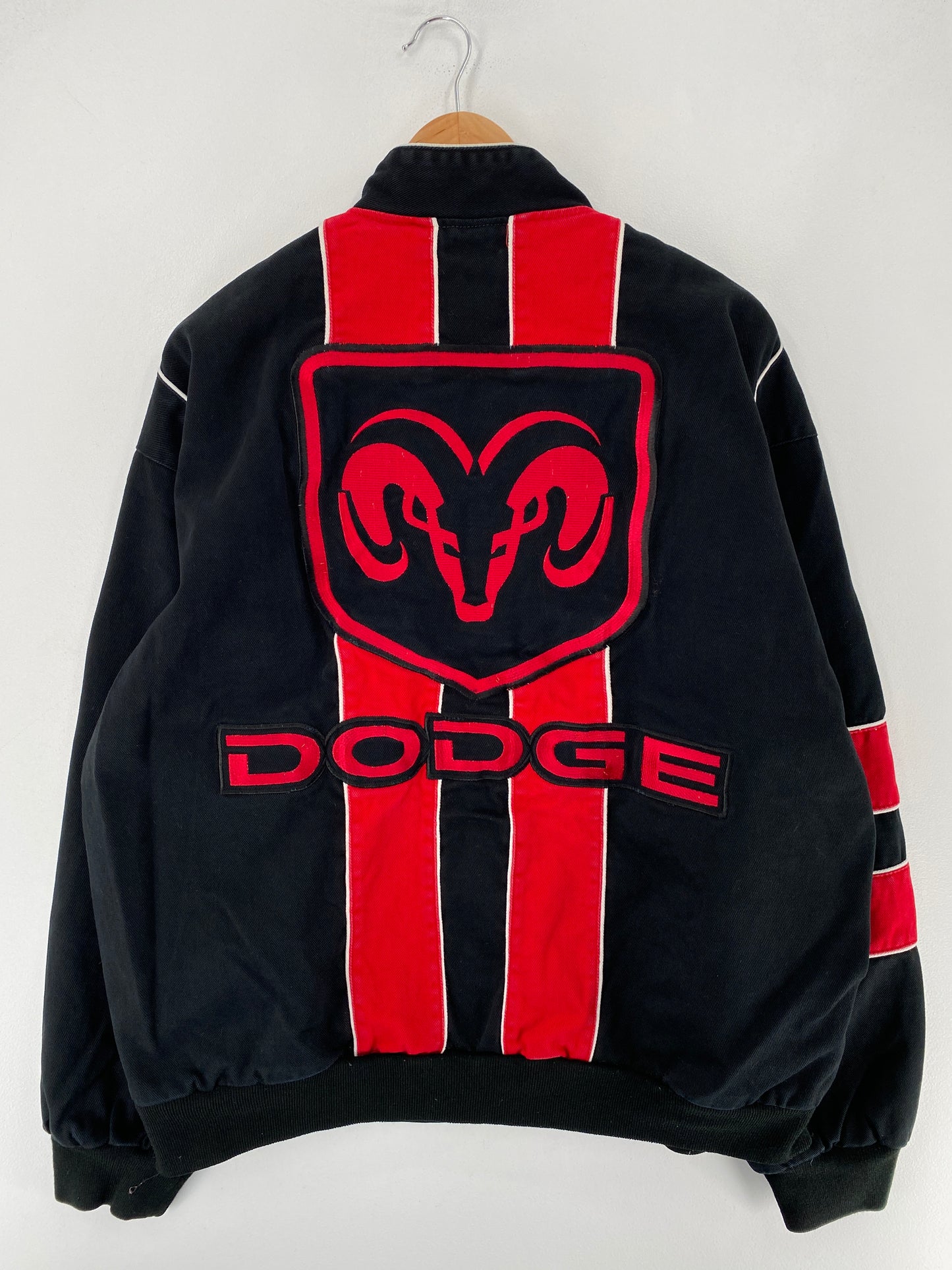 .Vintage DODGE PIT CREW Size XL Racing Jacket / F3675J