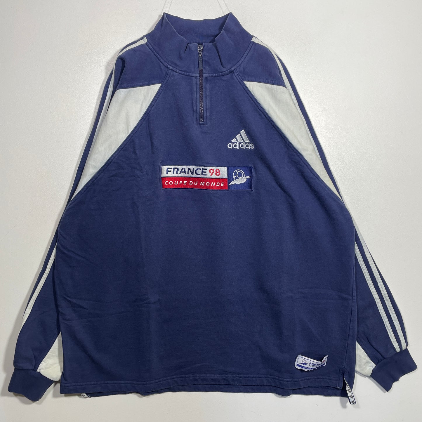 (XL) 1998 ADIDAS FRANCE COUPE DU MONDE Sweat-shirt / A0532S