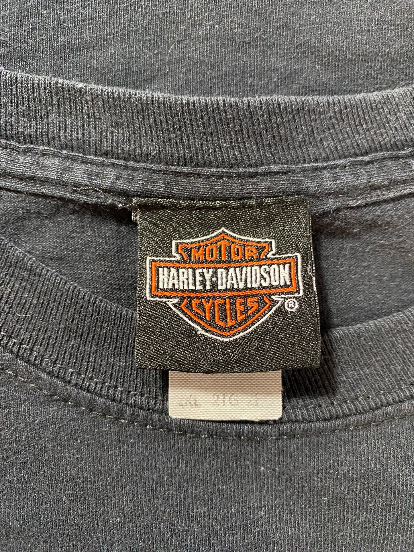 2018 HARLEY DAVIDSON Size XXL Vintage Long Sleeve T-Shirt / G1834S