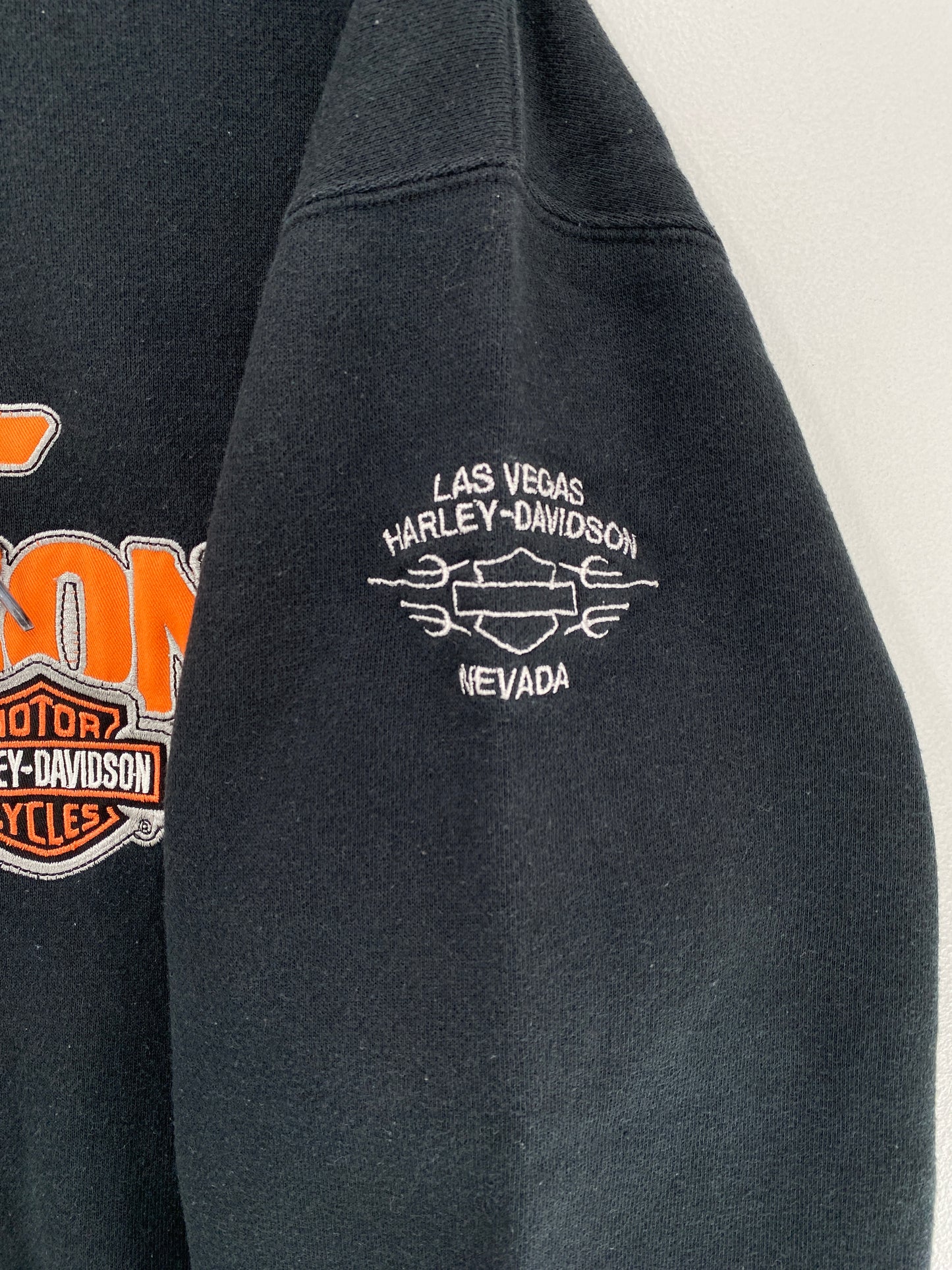 Vintage HARLEY DAVIDSON Size XL Zip-up Sweat-shirt / G1684S