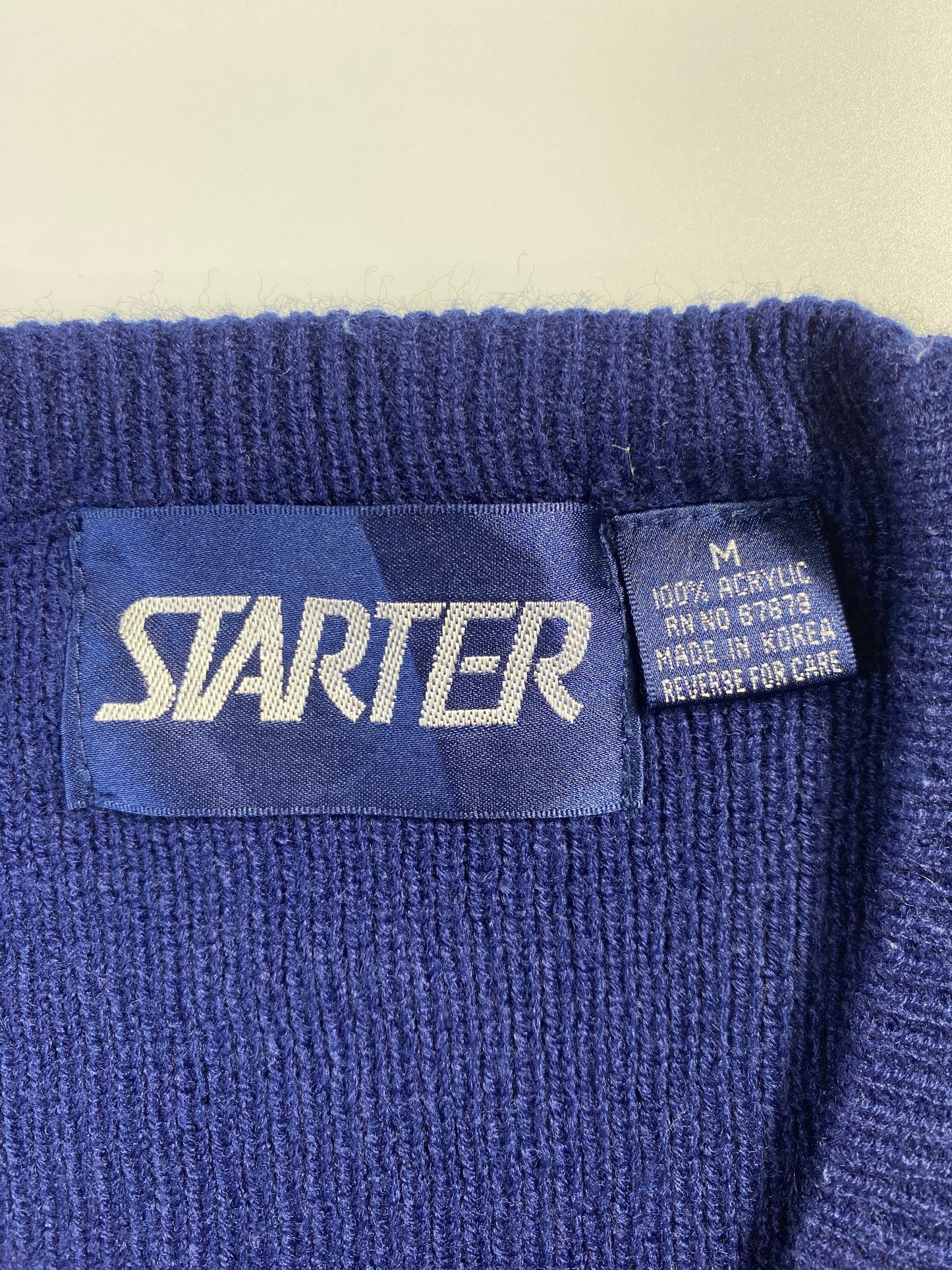 Early 90’s STARTER X REDSOX Size M Vintage MLB Knitwear / F6073K