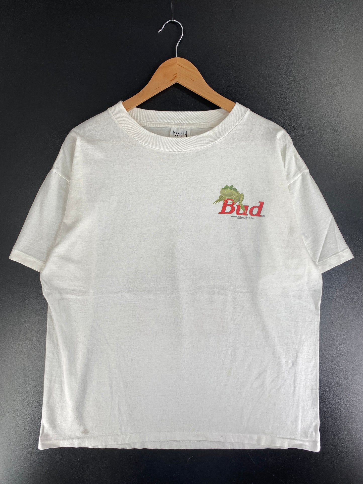 1995 BUDWEISER Made in USA Size XL Vintage T-Shirt / F8056T