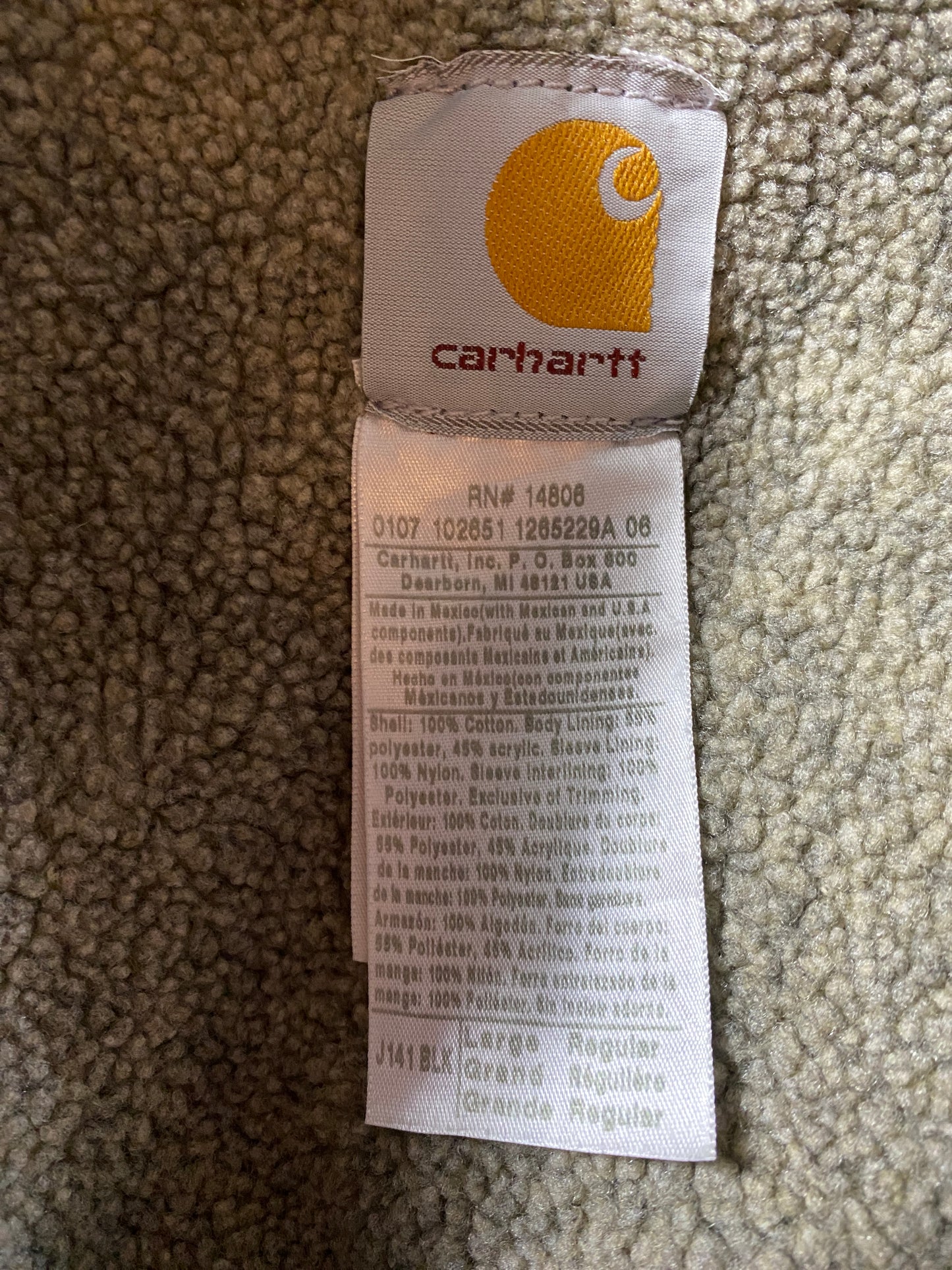 .Vintage CARHARTT Size L Duck Jacket / G1349J