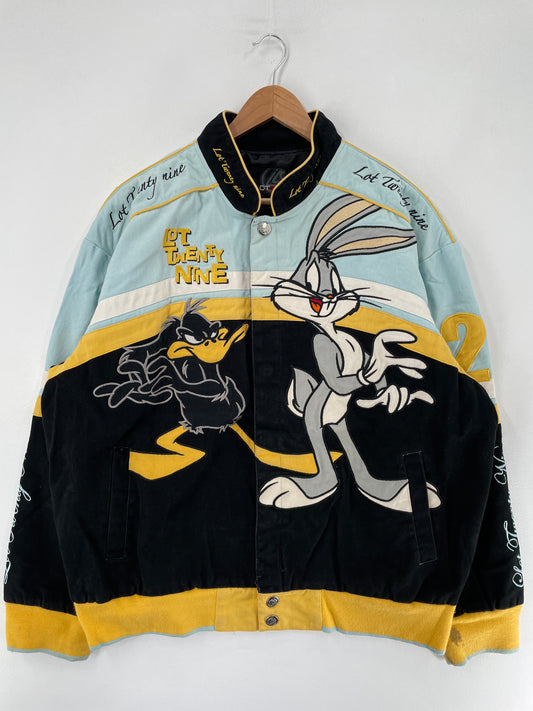 Vintage LOONEY TUNES Size XL Racing Jacket/ F5071J