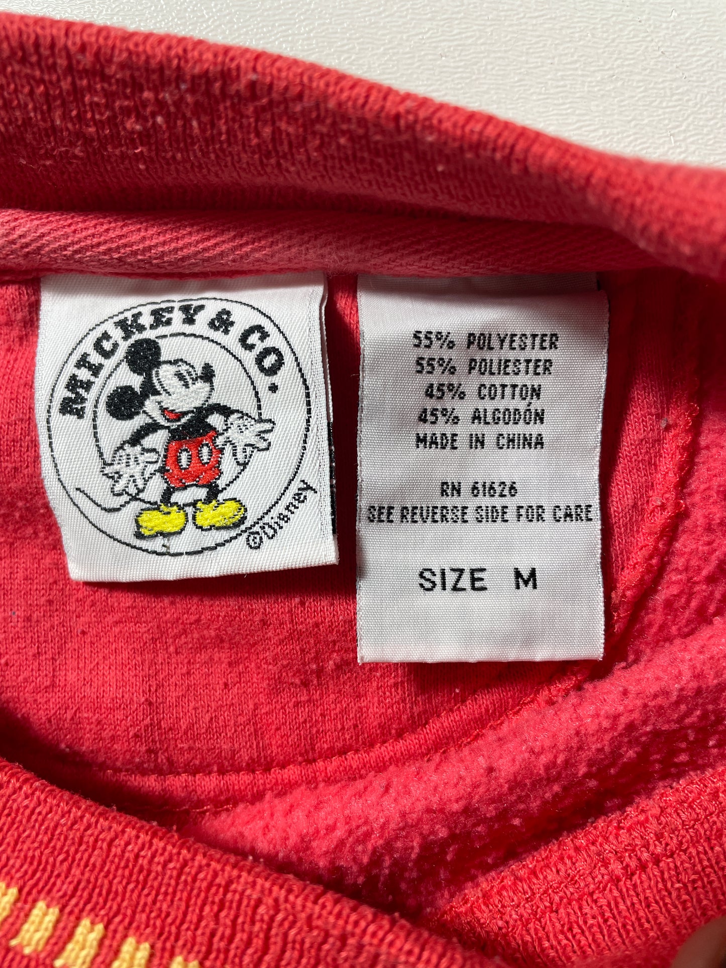 Vintage DISNEY MICKEY Size Ladies M Sweat-Shirt / G3322S