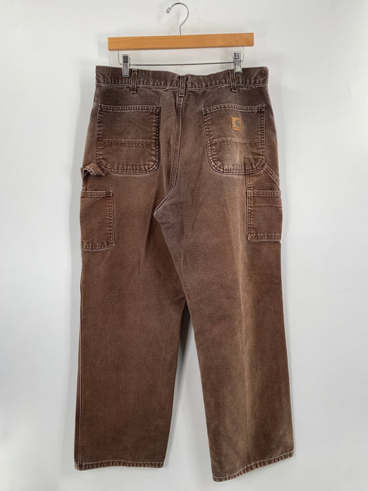 Vintage CARHARTT Size W34 x L29.5 Duck Pants / G2200P
