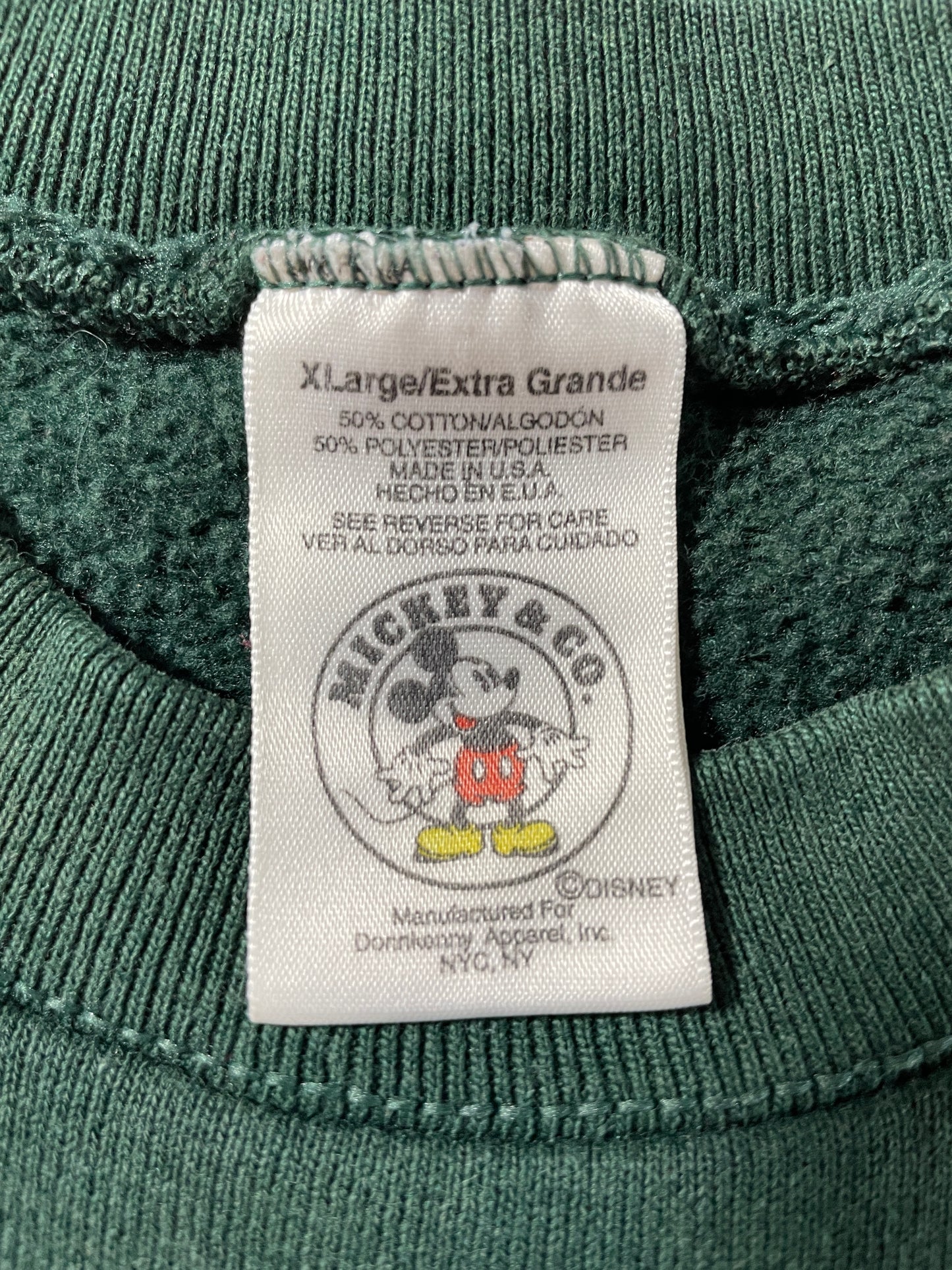 90's DISNEY MICKEY Made in USA Size XL Vintage Sweat-Shirt / F3773S