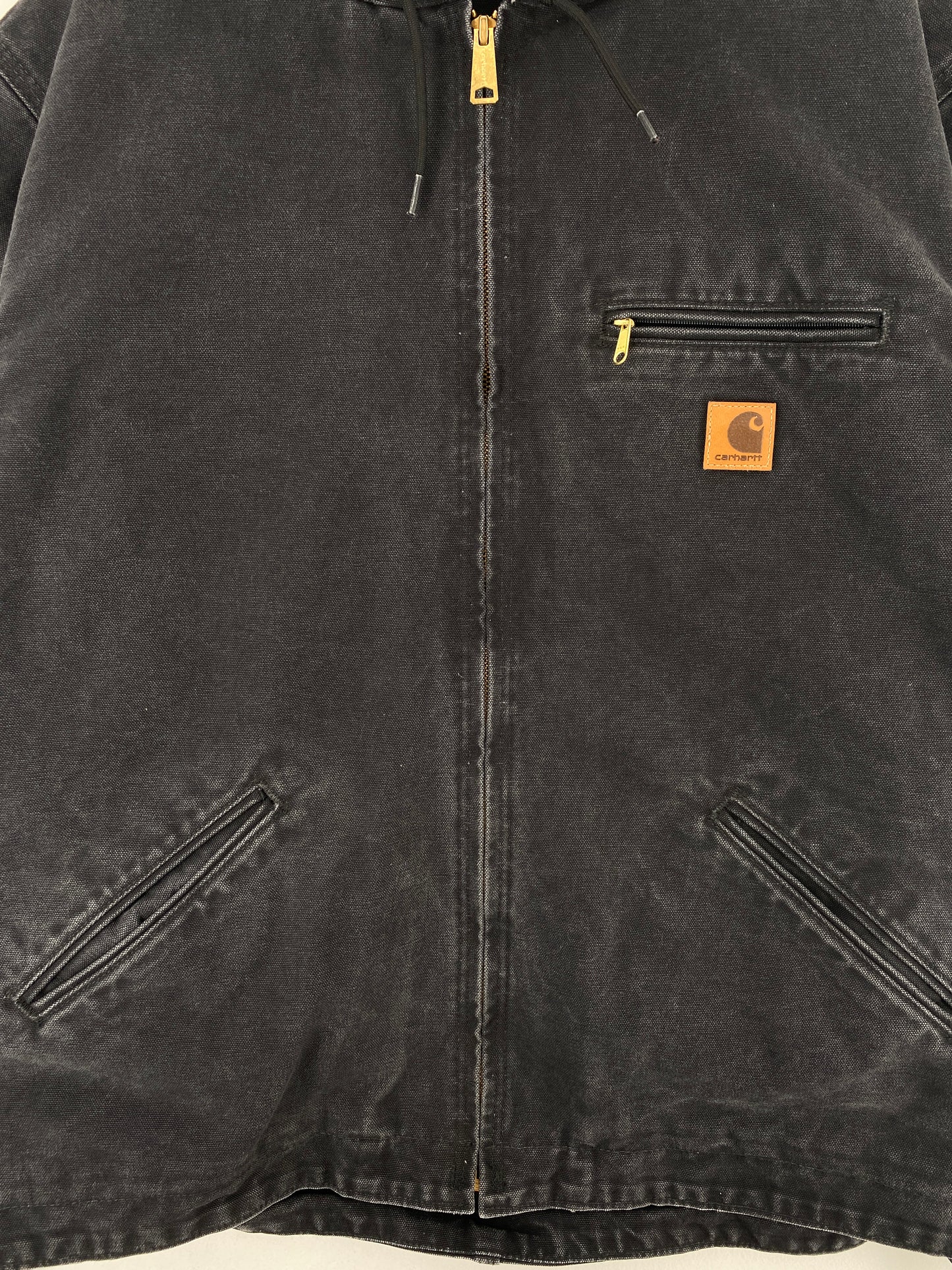 .Vintage CARHARTT Size XL Duck Hoodie Jacket / F8750J