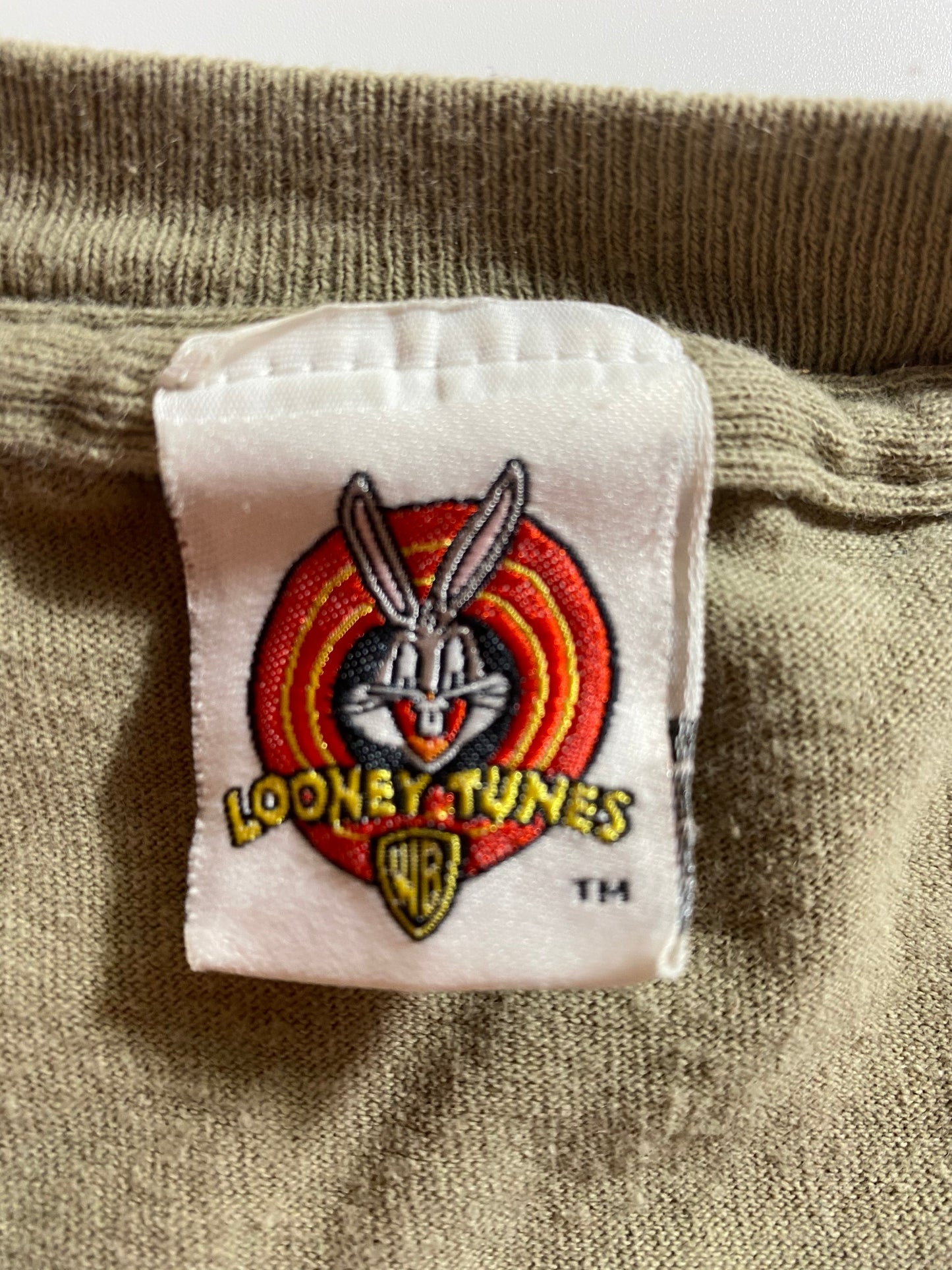 1997 LOONEY TUNES TAZ Size Approx.XL Vintage T-shirt / F2452T